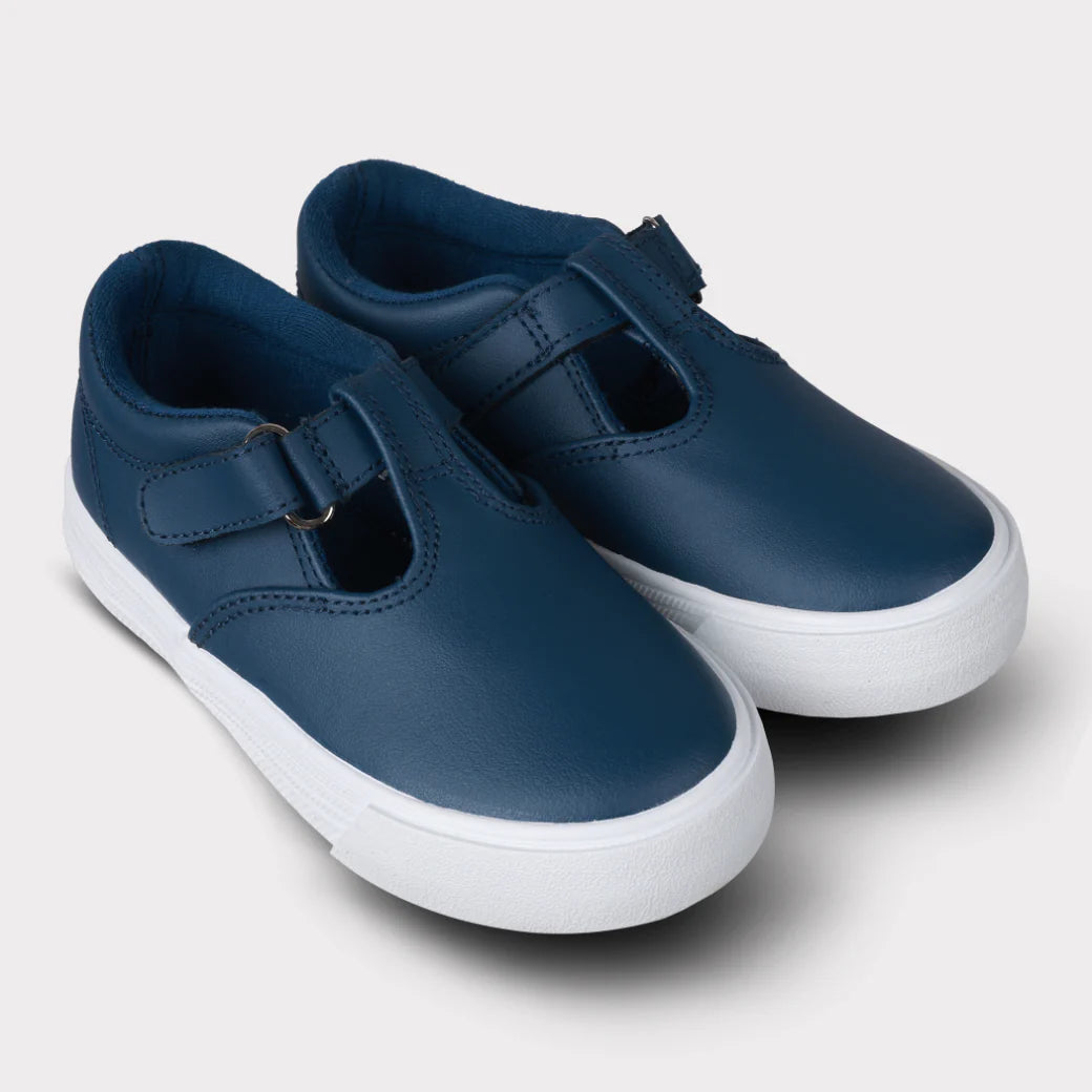 Khloe Girls T-strap Hook & Loop Shoe