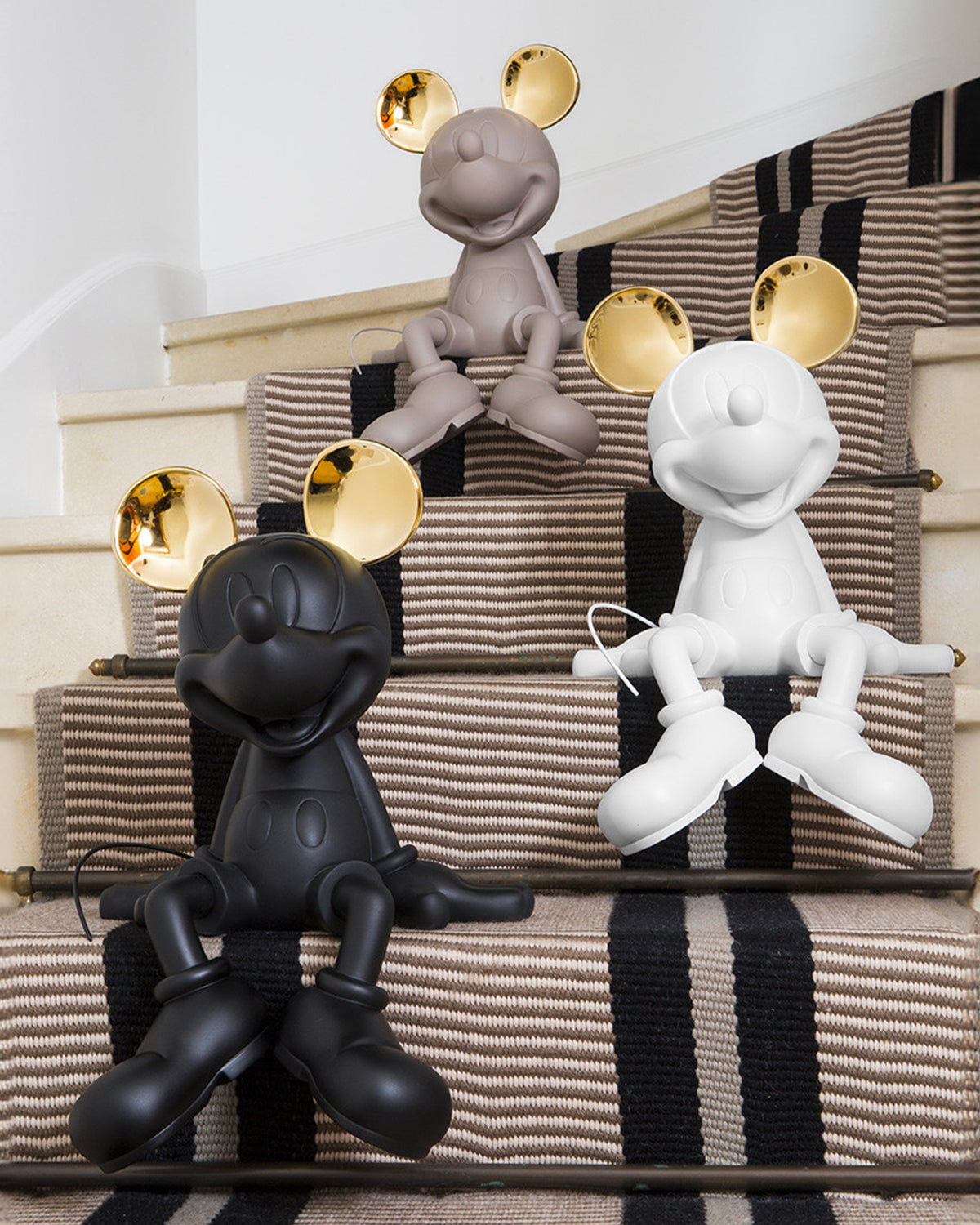 Mickey Mouse Take 2 Taupe & Gold 19in