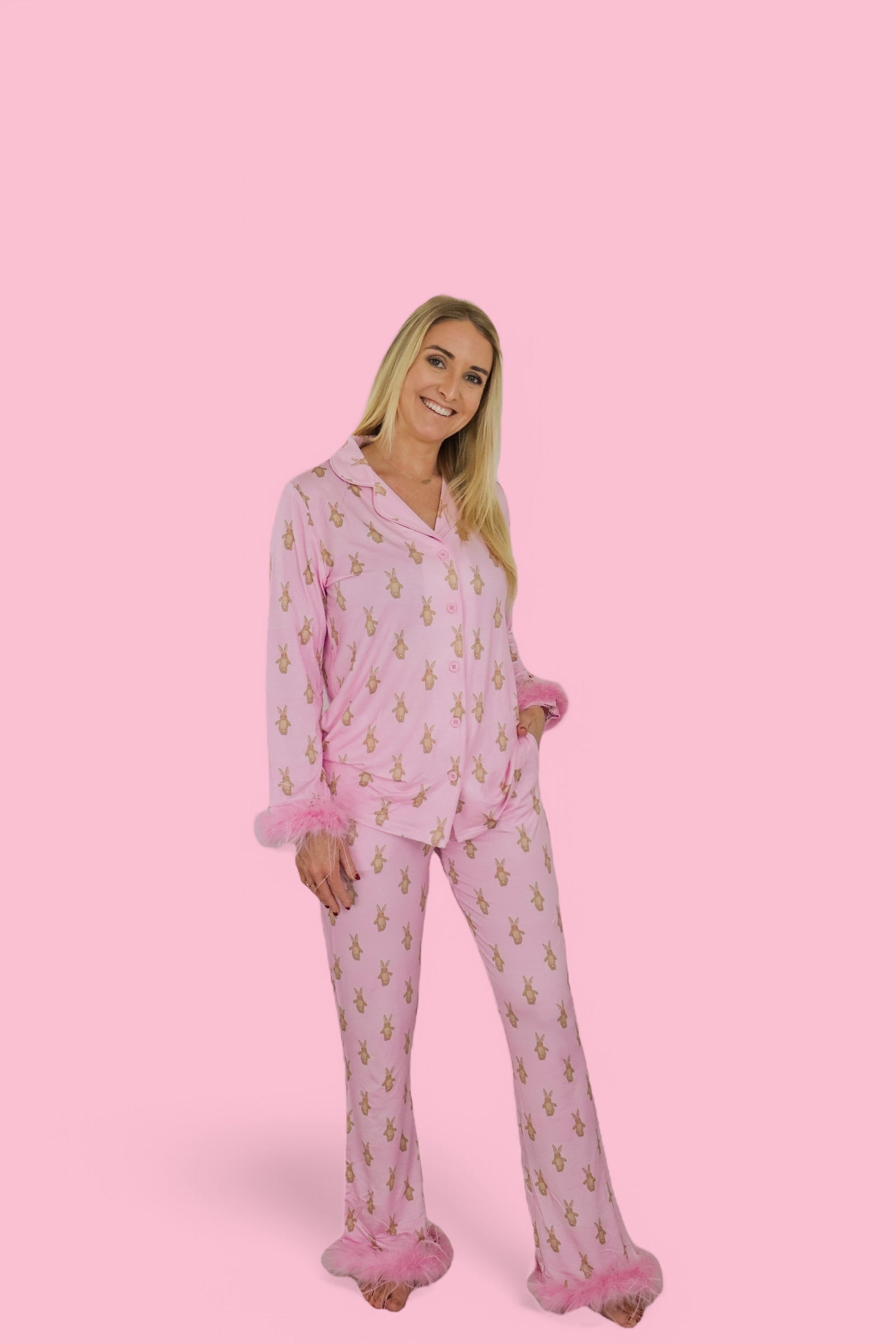 Blushin' Bunnies Women's Feather Dream Set