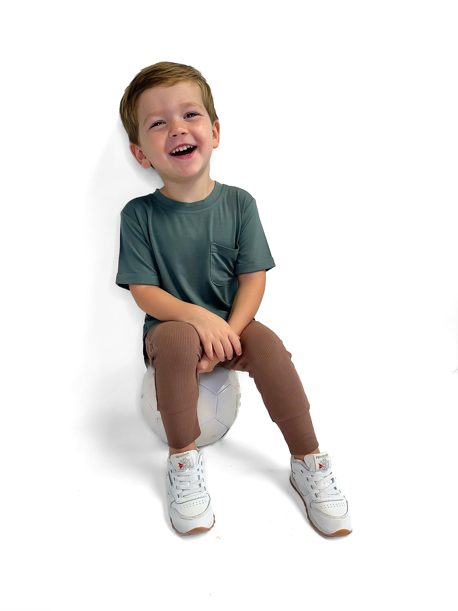 Bamboo Ribbed Leggings - Mocha