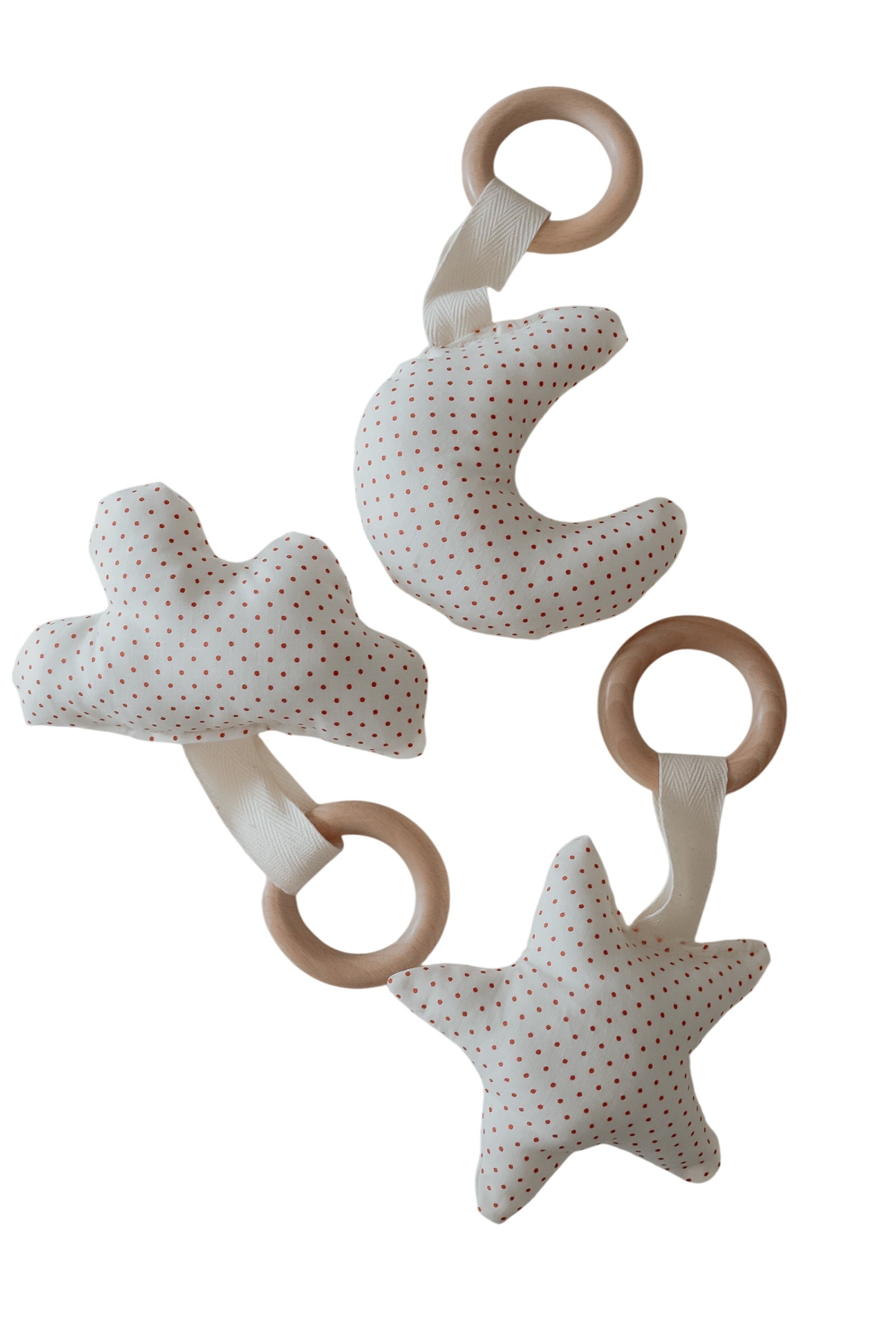 Ruby Wooden Shape Teethers