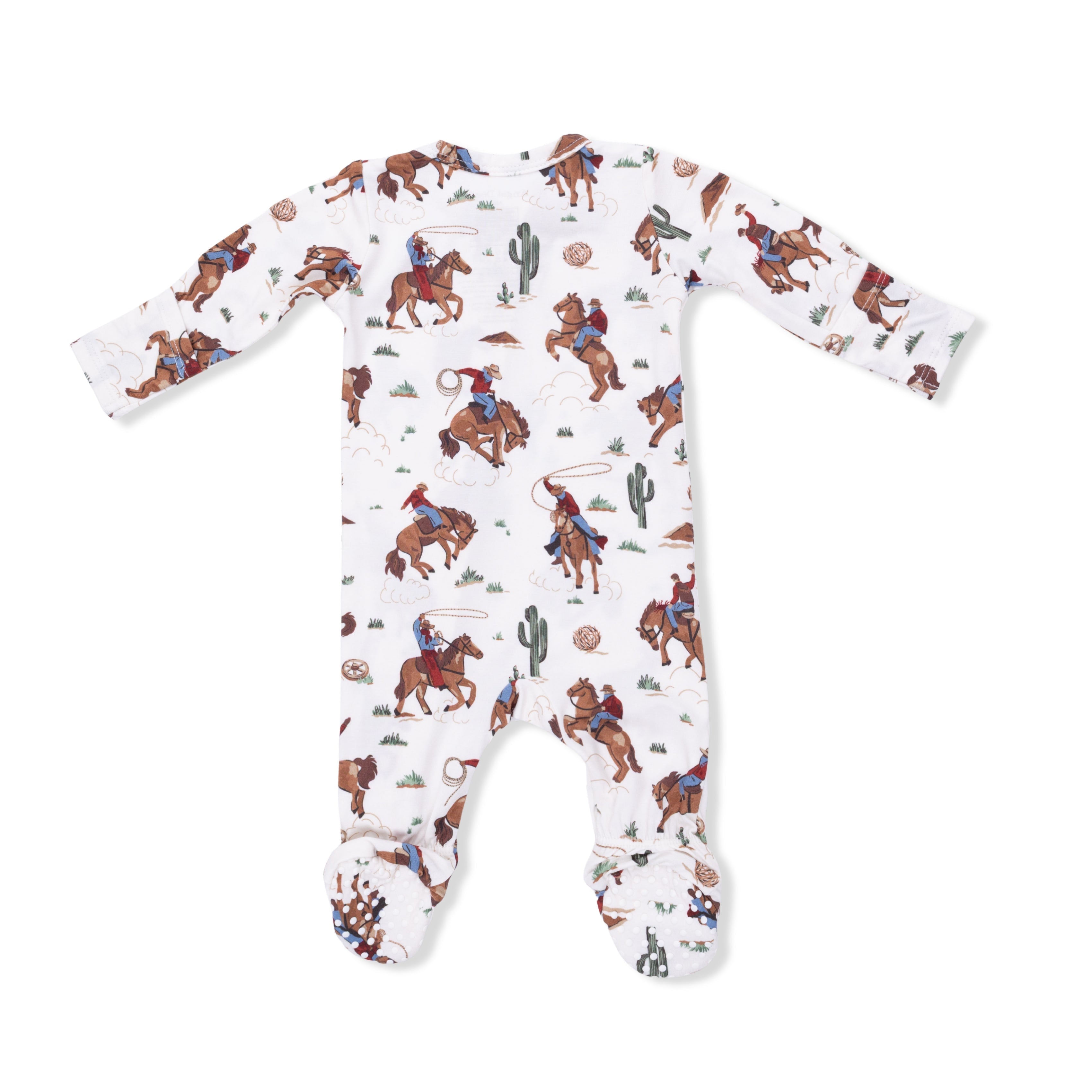 Buckaroo Western - 2 Way Zipper Footie