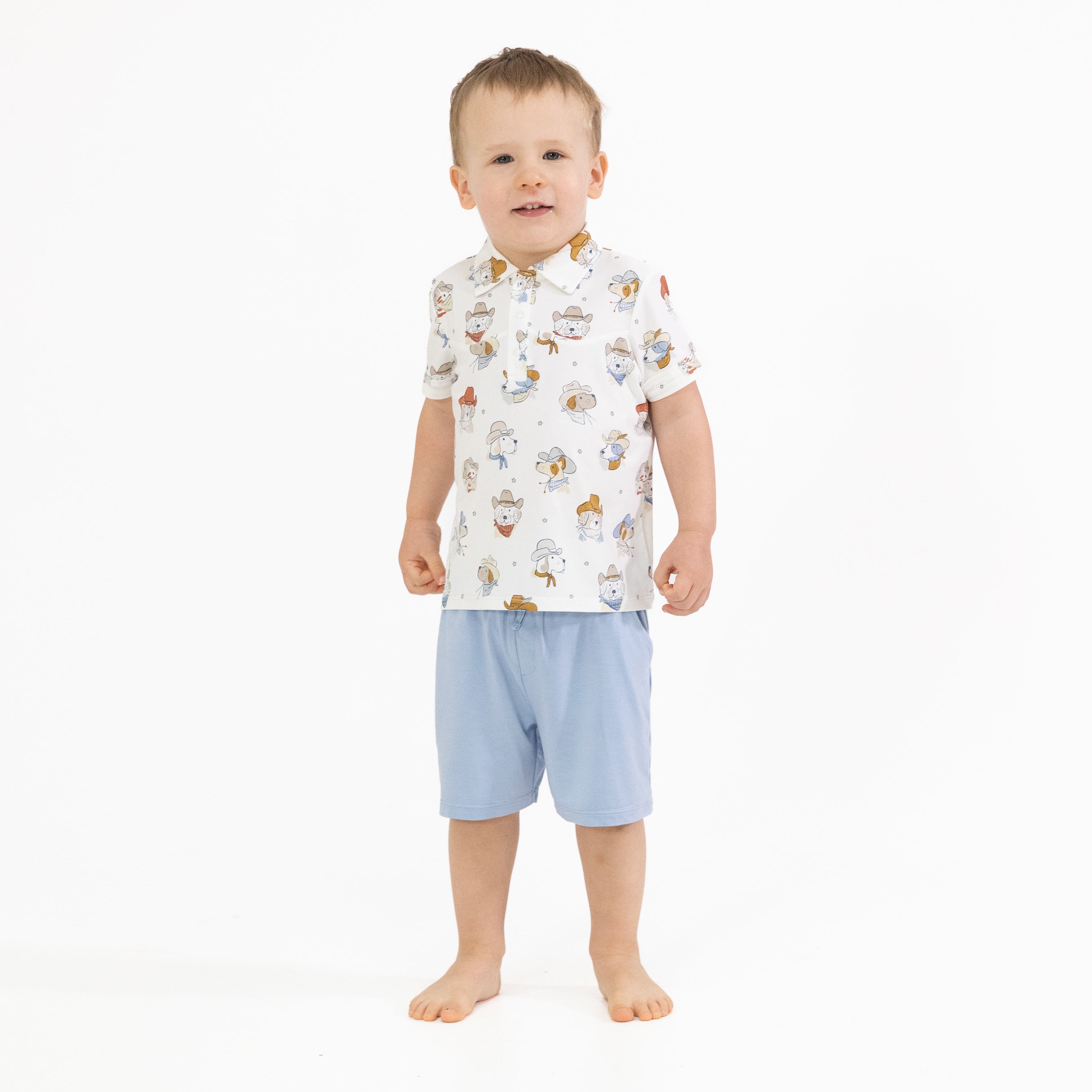 Cowdogs - Cowboy Polo With Casual Short