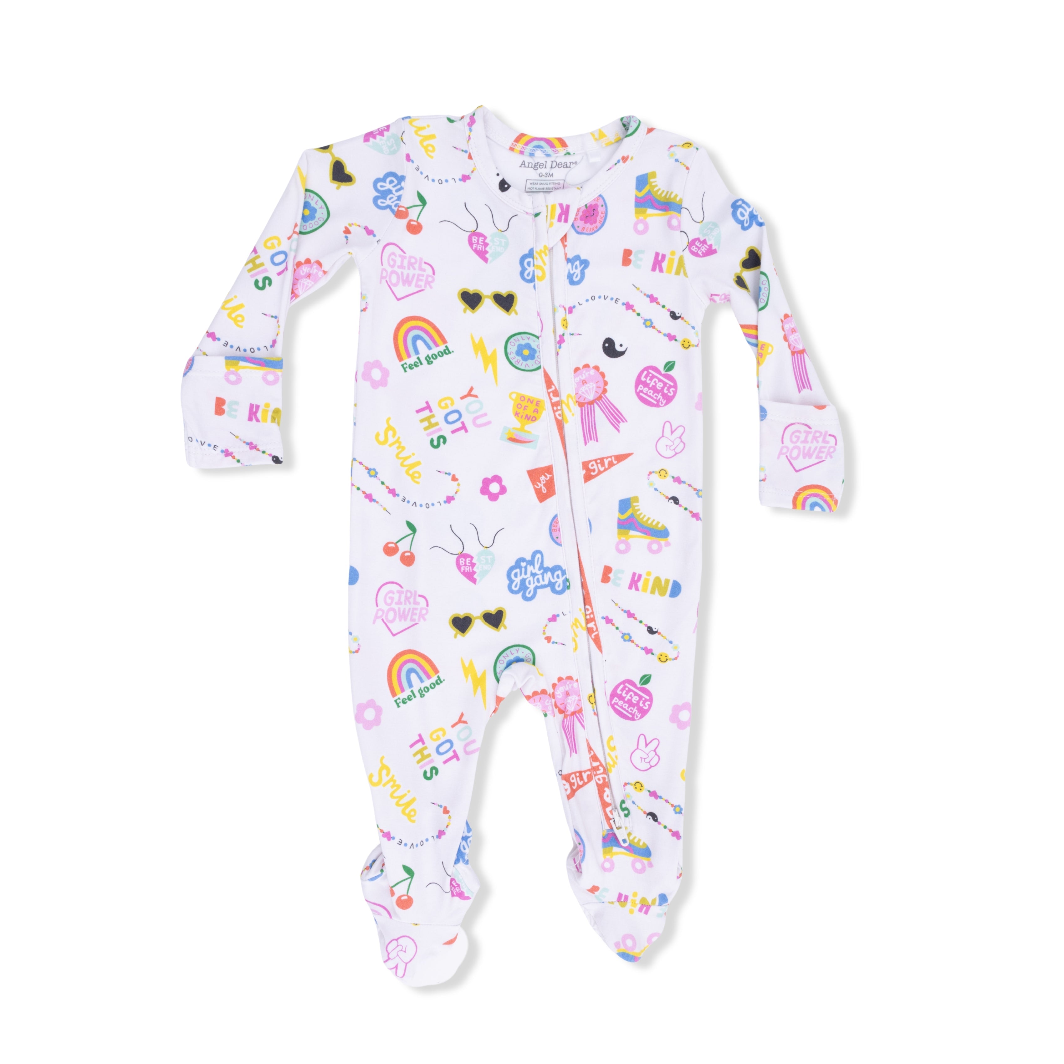 Girl Power - 2 Way Zipper Footie