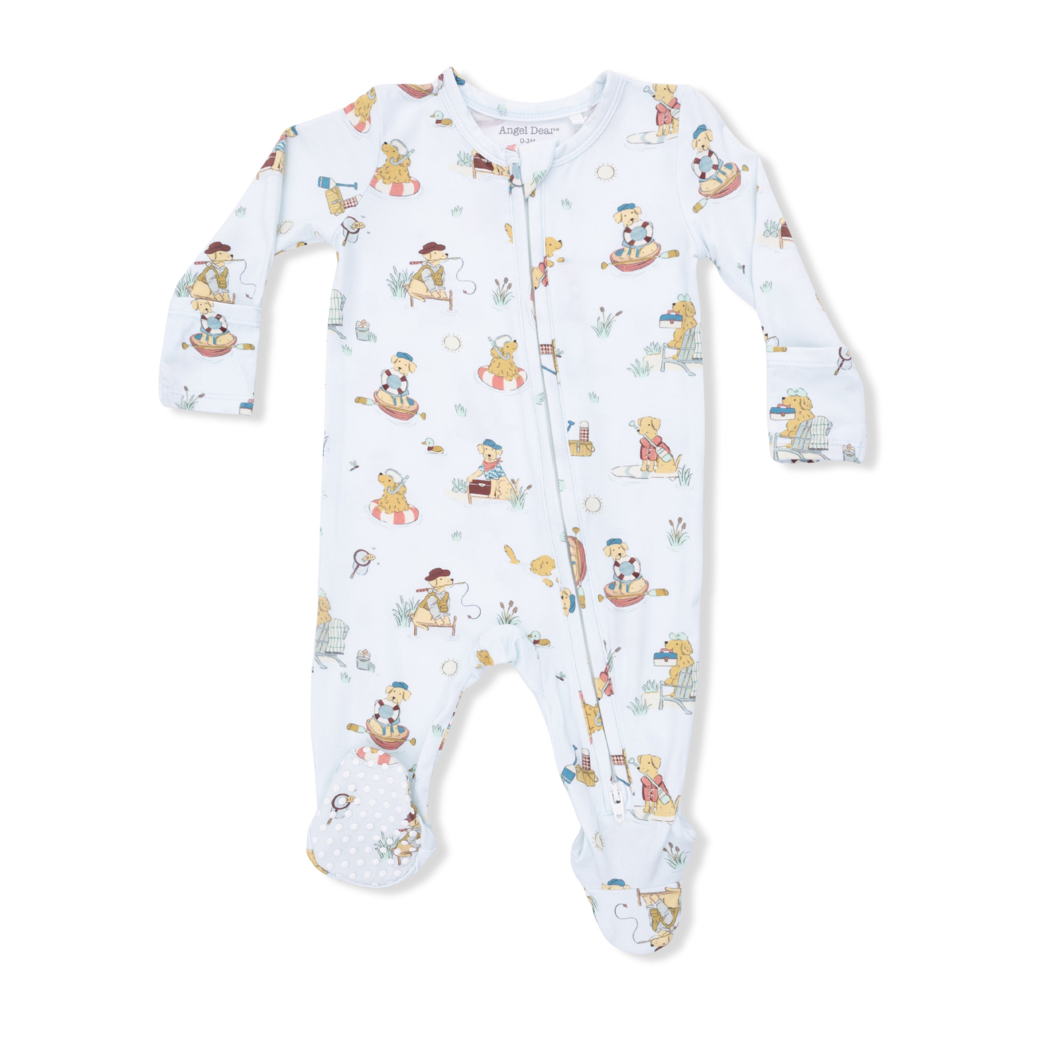 Lake Buddy Dogs - 2 Way Zipper Footie