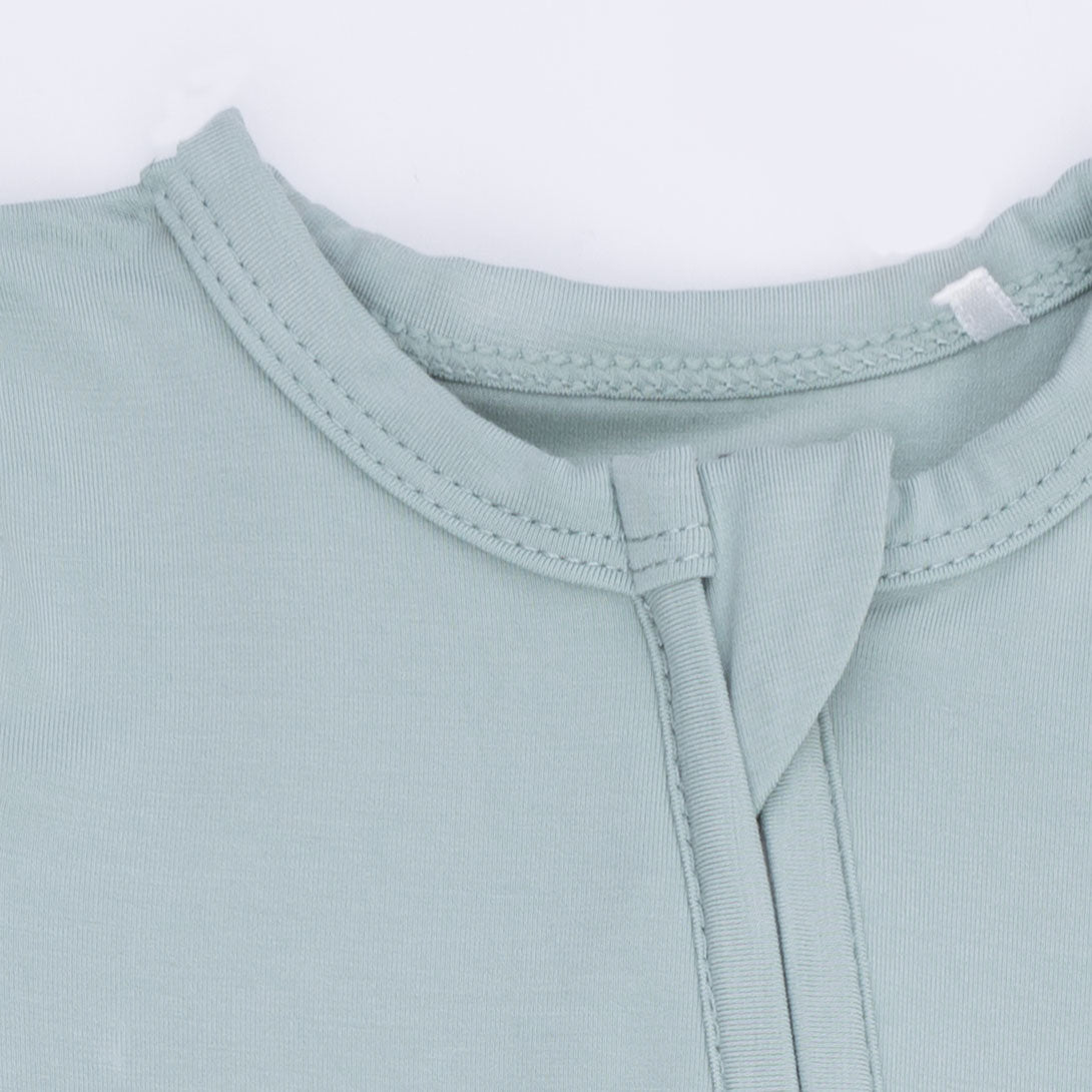 Solid Jadeite - 2 Way Zipper Footie