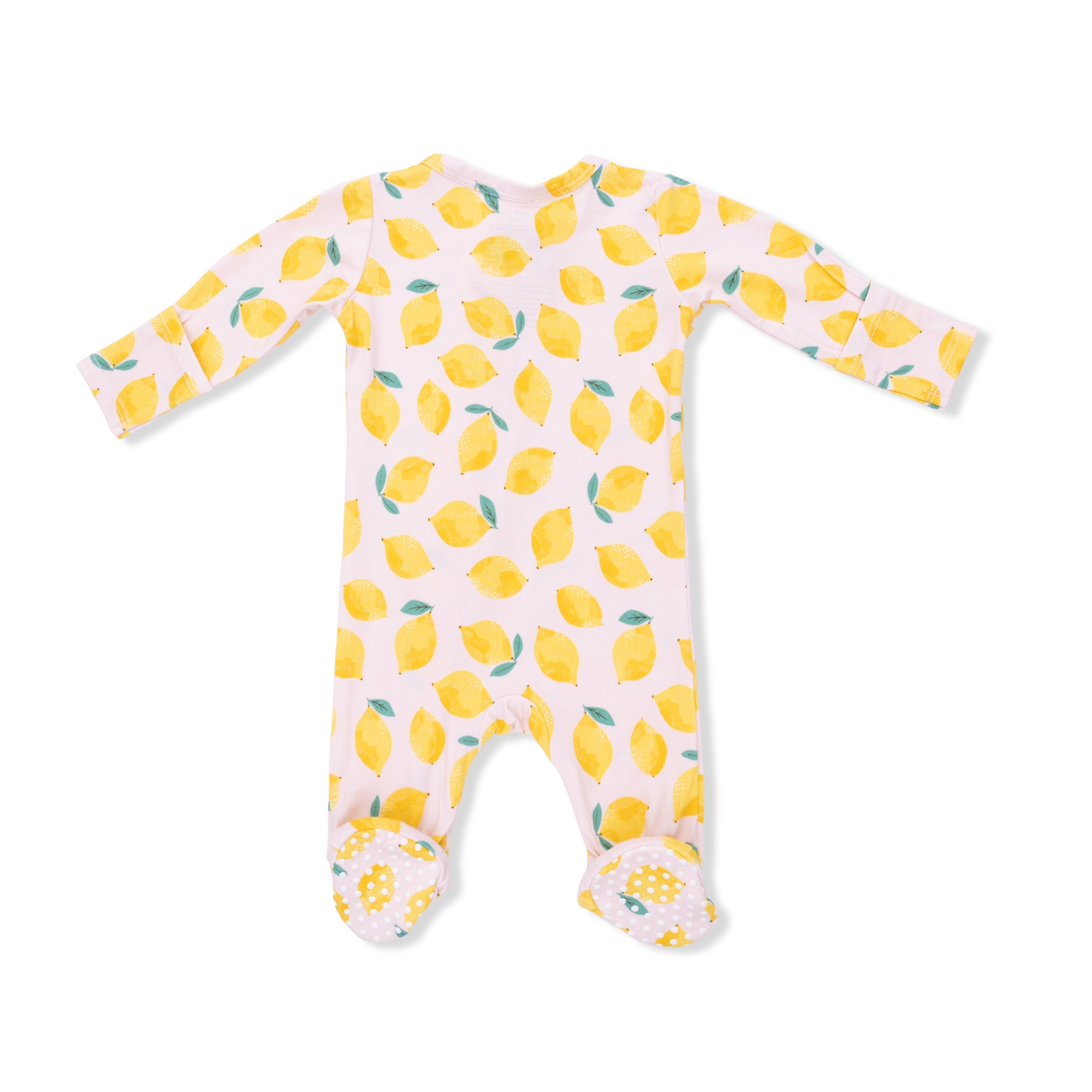 Sunny Lemons - 2 Way Zipper Footie