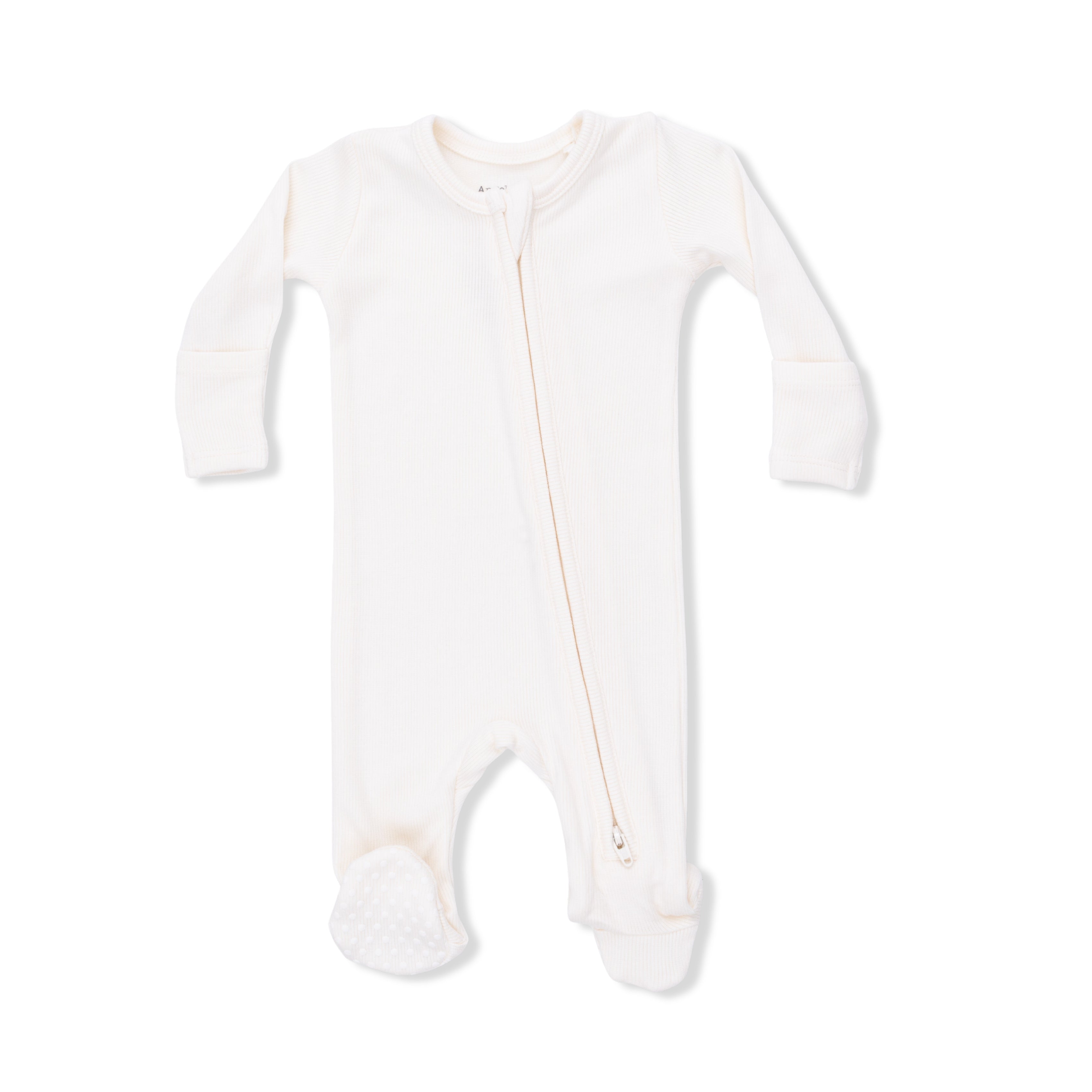 Solid Sugar Swizzle - 2 Way Zipper Footie