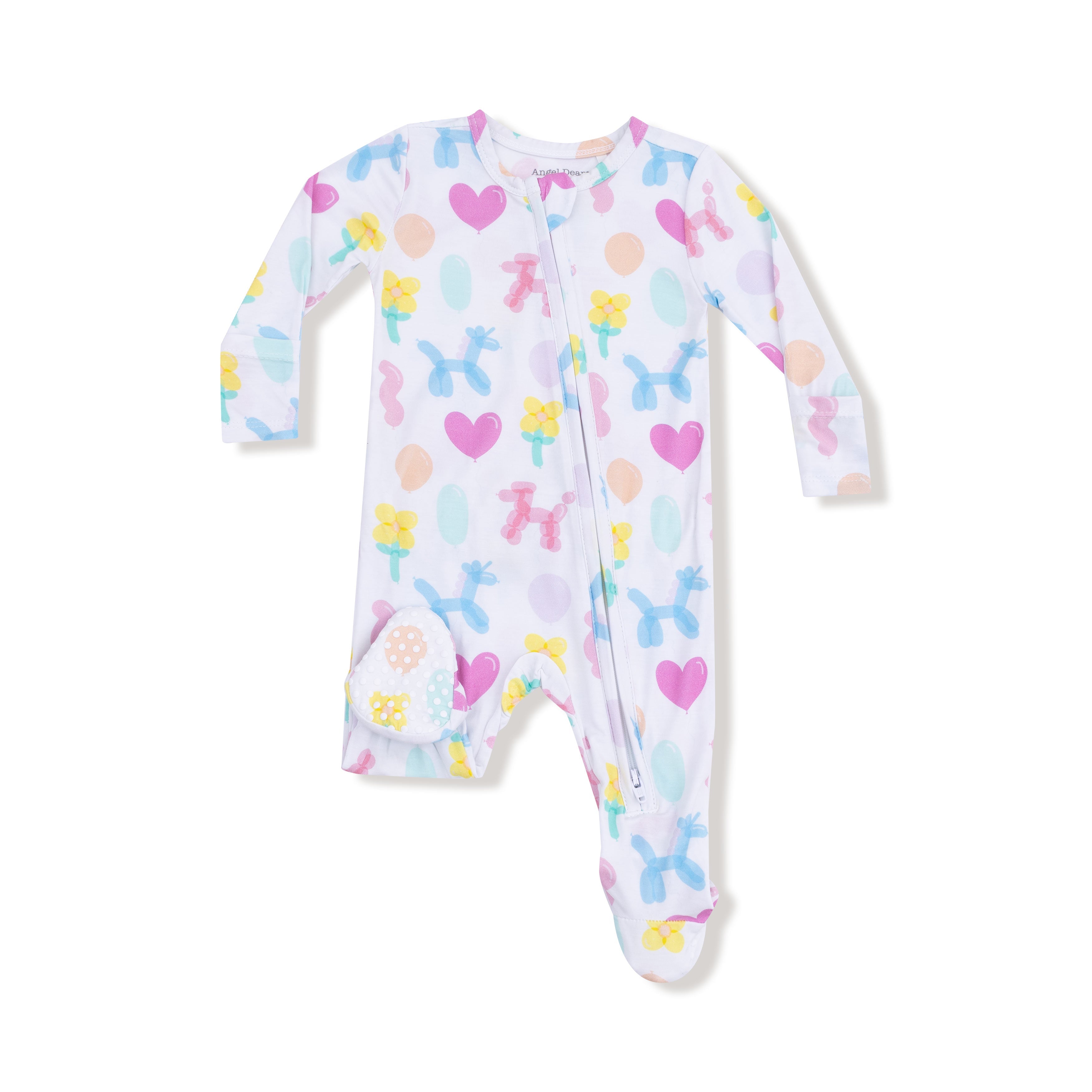 2 Way Zipper Ruffle Back Footie