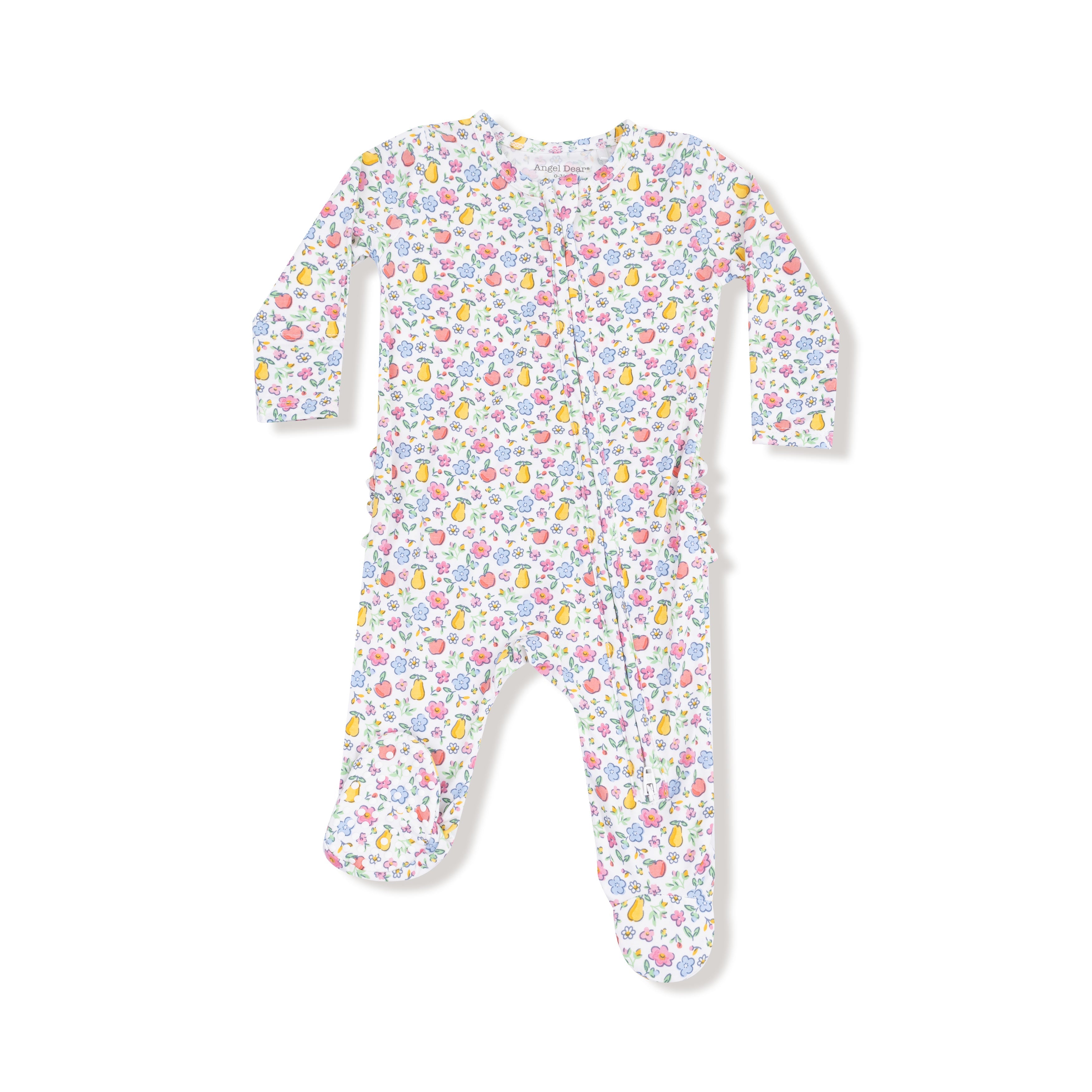 2 Way Zipper Ruffle Back Footie