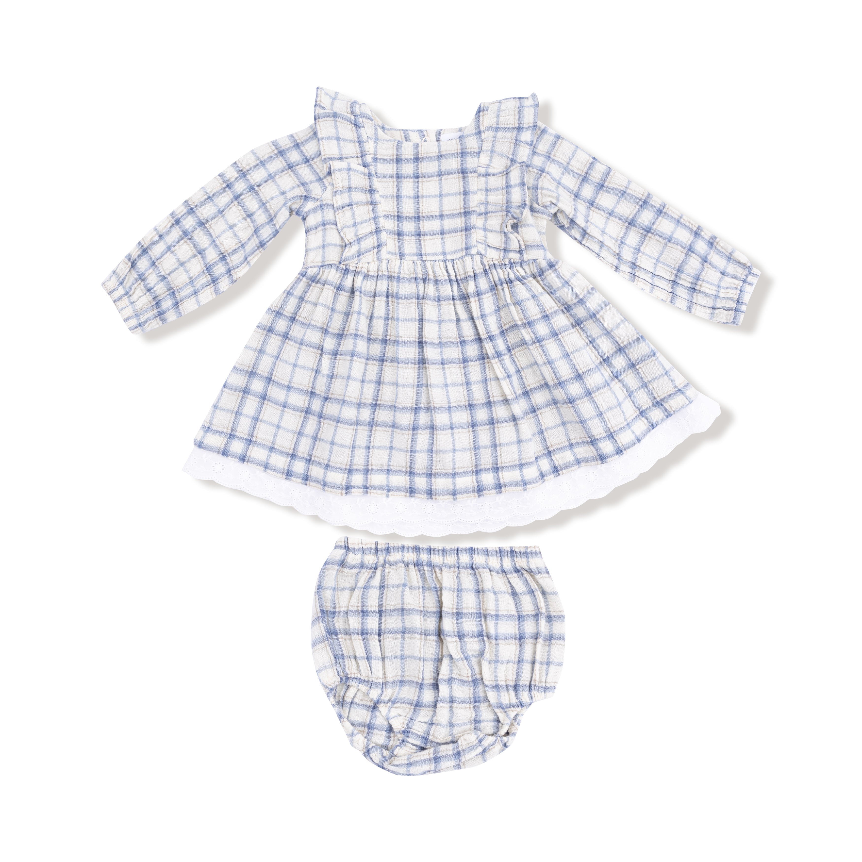 Long Sleeve Dress And Bloomer (2t To 4t Dress Only)