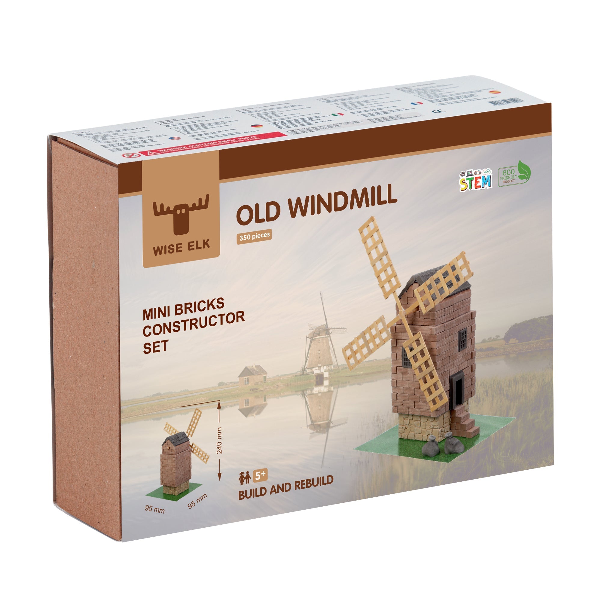 Wise Elk™ Old Windmill | 350 pcs. by Wise Elk