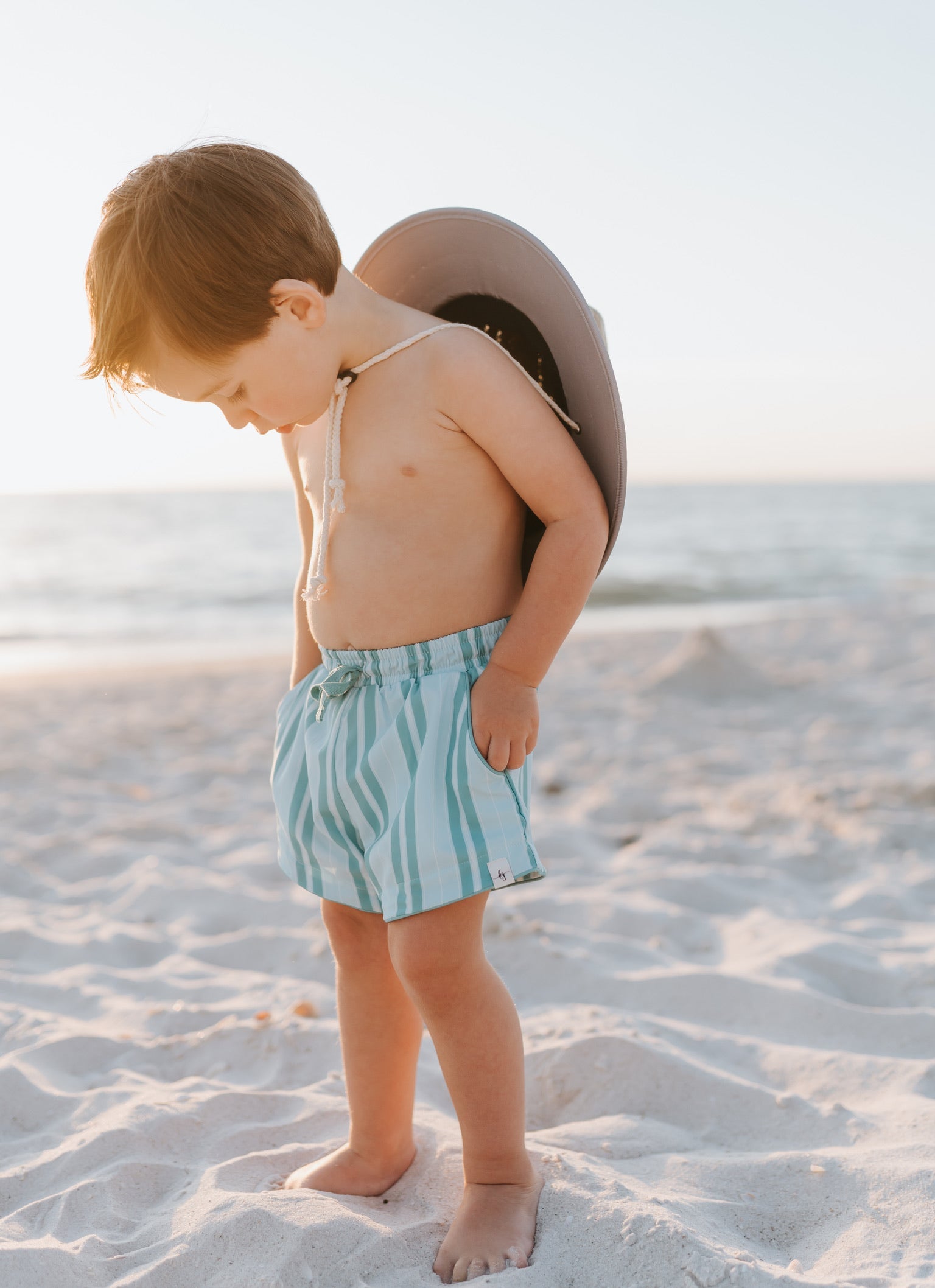 Candyland Stripe Swim Shorts