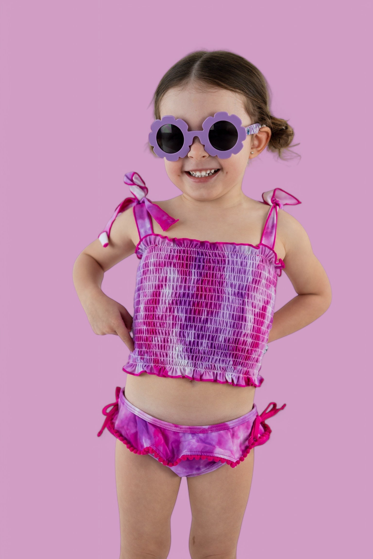 Candy Clouds Dream Smocked Two Piece Swim Suit