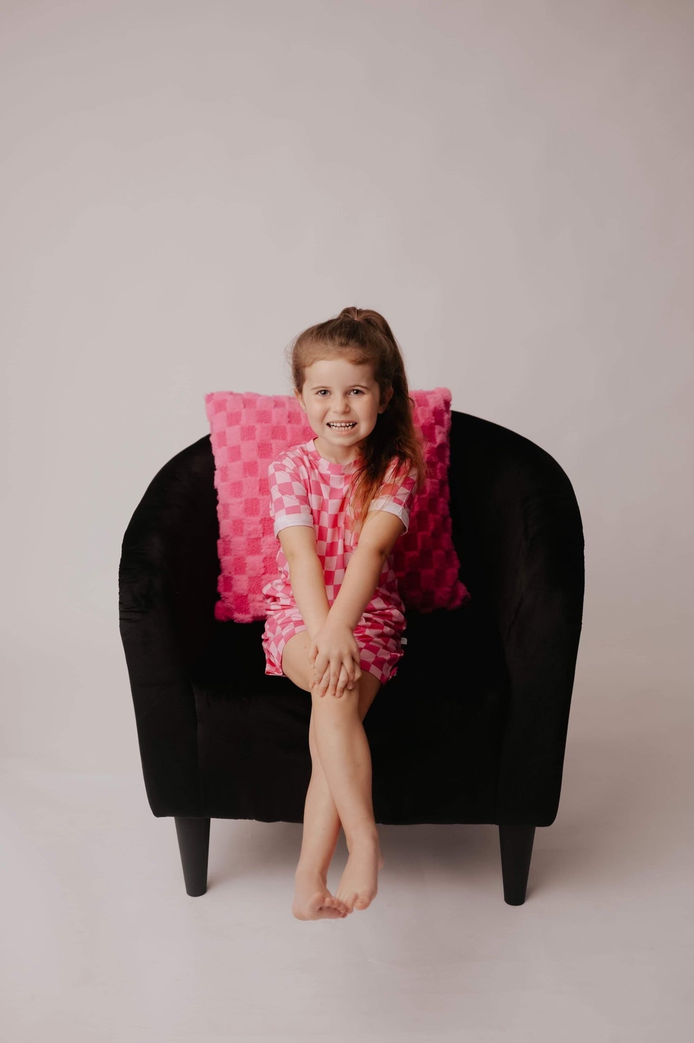 Pretty In Chex Short Set