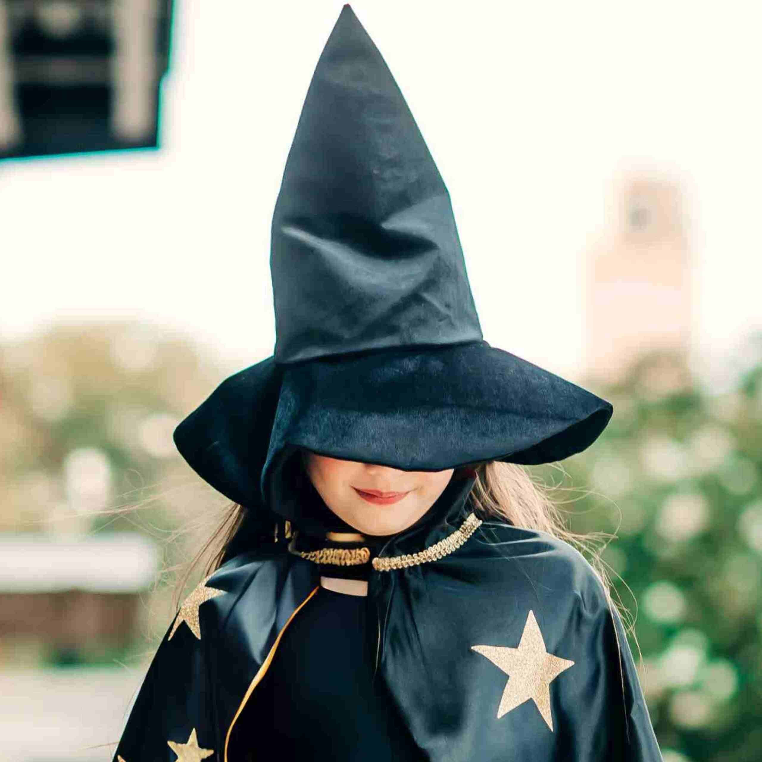 Velvet Witch Hat - Black Kids Or Adults