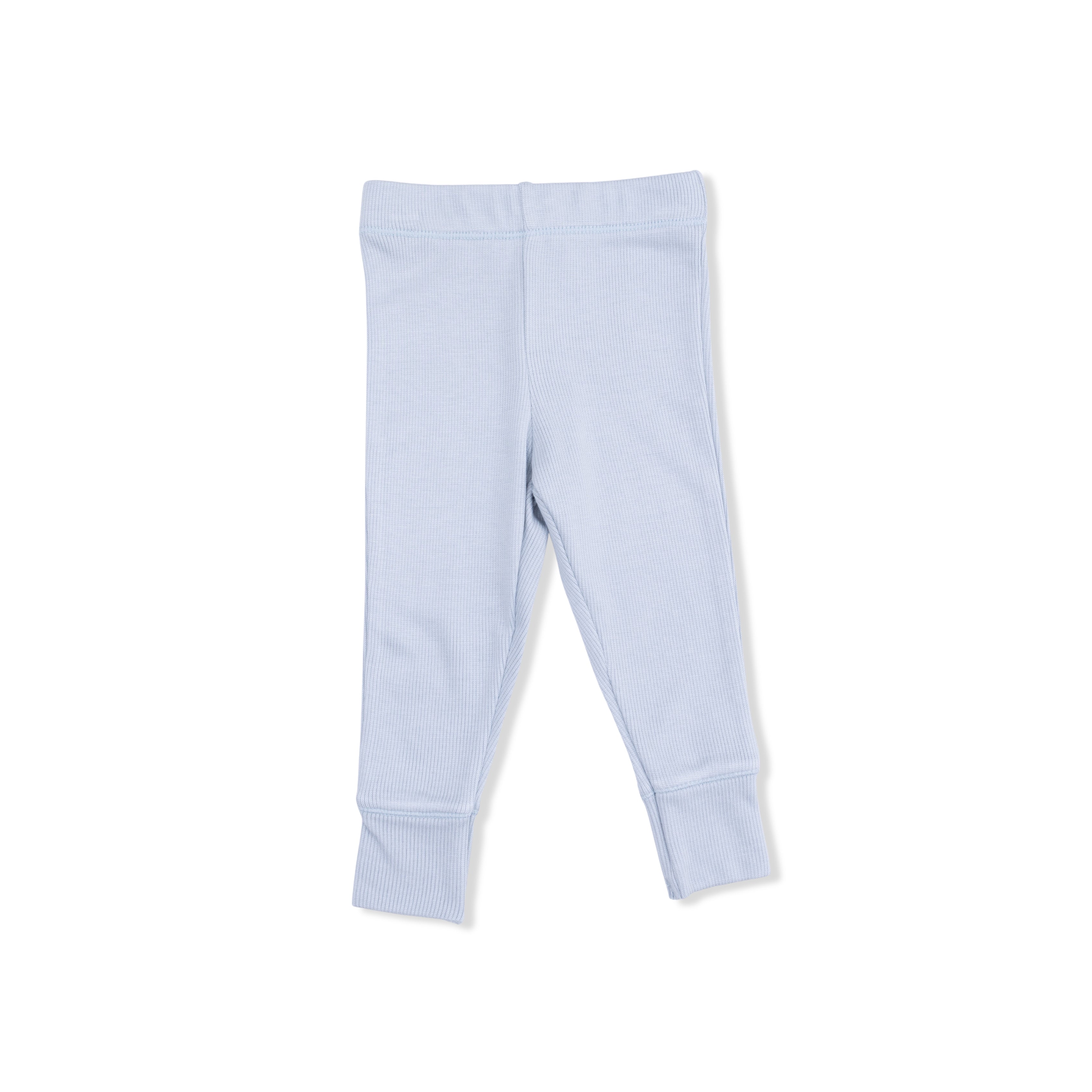 Solid Niagara Mist Rib- Loungewear Set