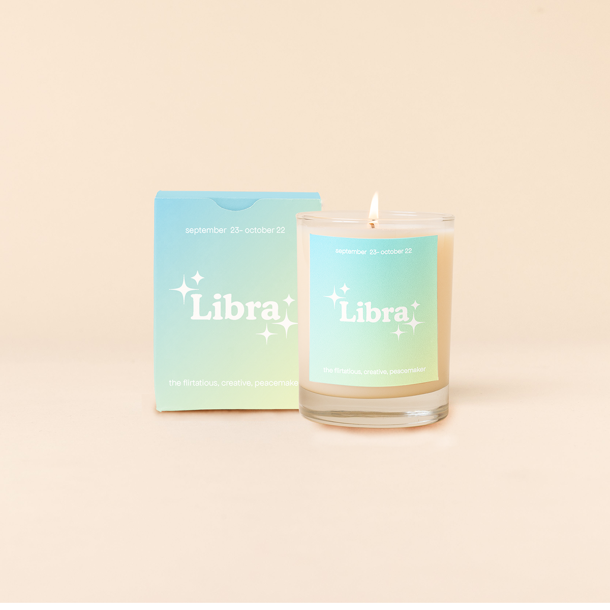 Candle Rocks Glass - Astrology