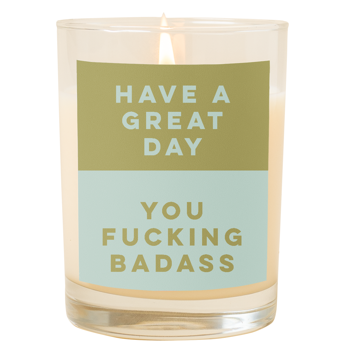 Candle Rocks Glass - Color Me Happy