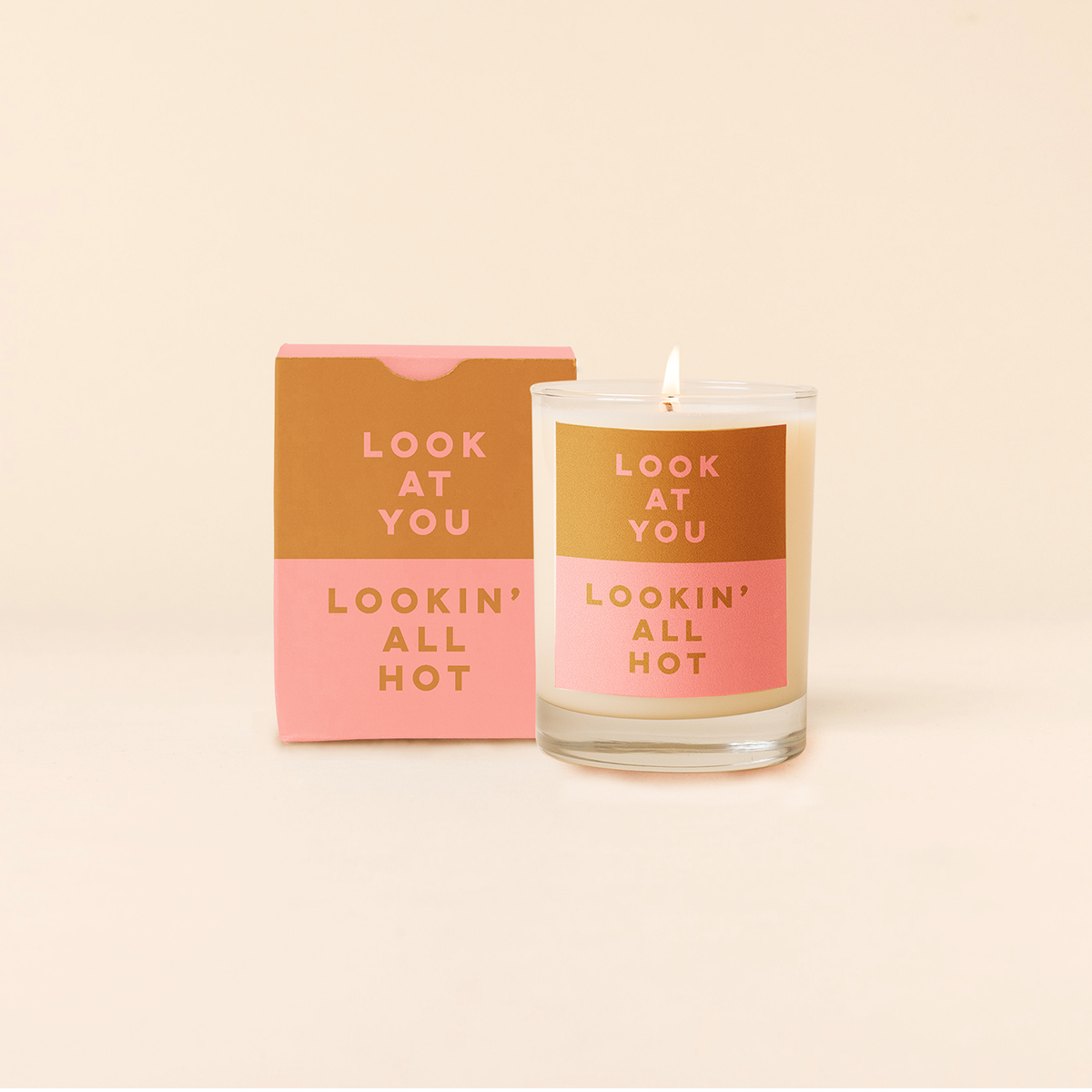 Candle Rocks Glass - Color Me Happy