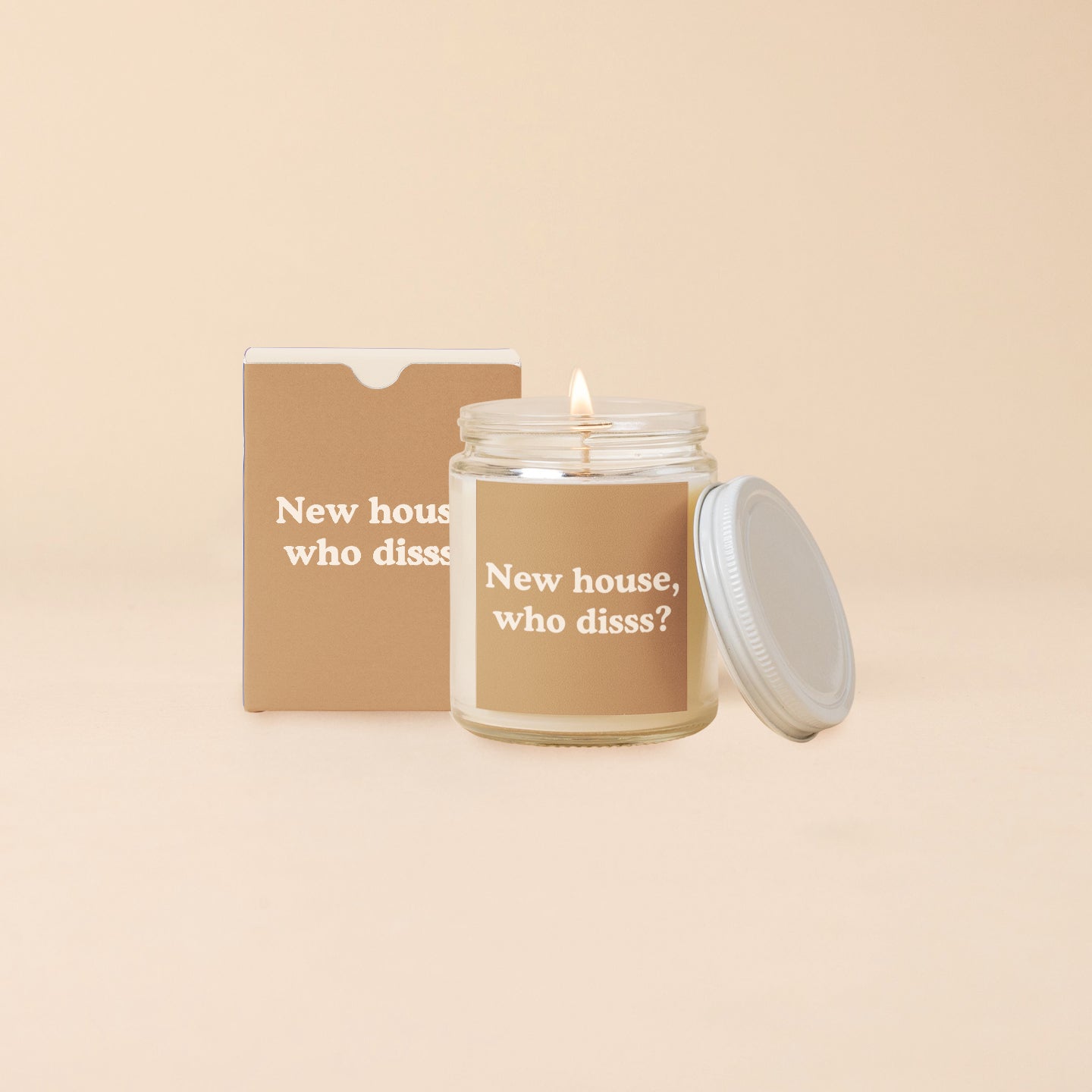 Candle Jar W/lid - Yippie