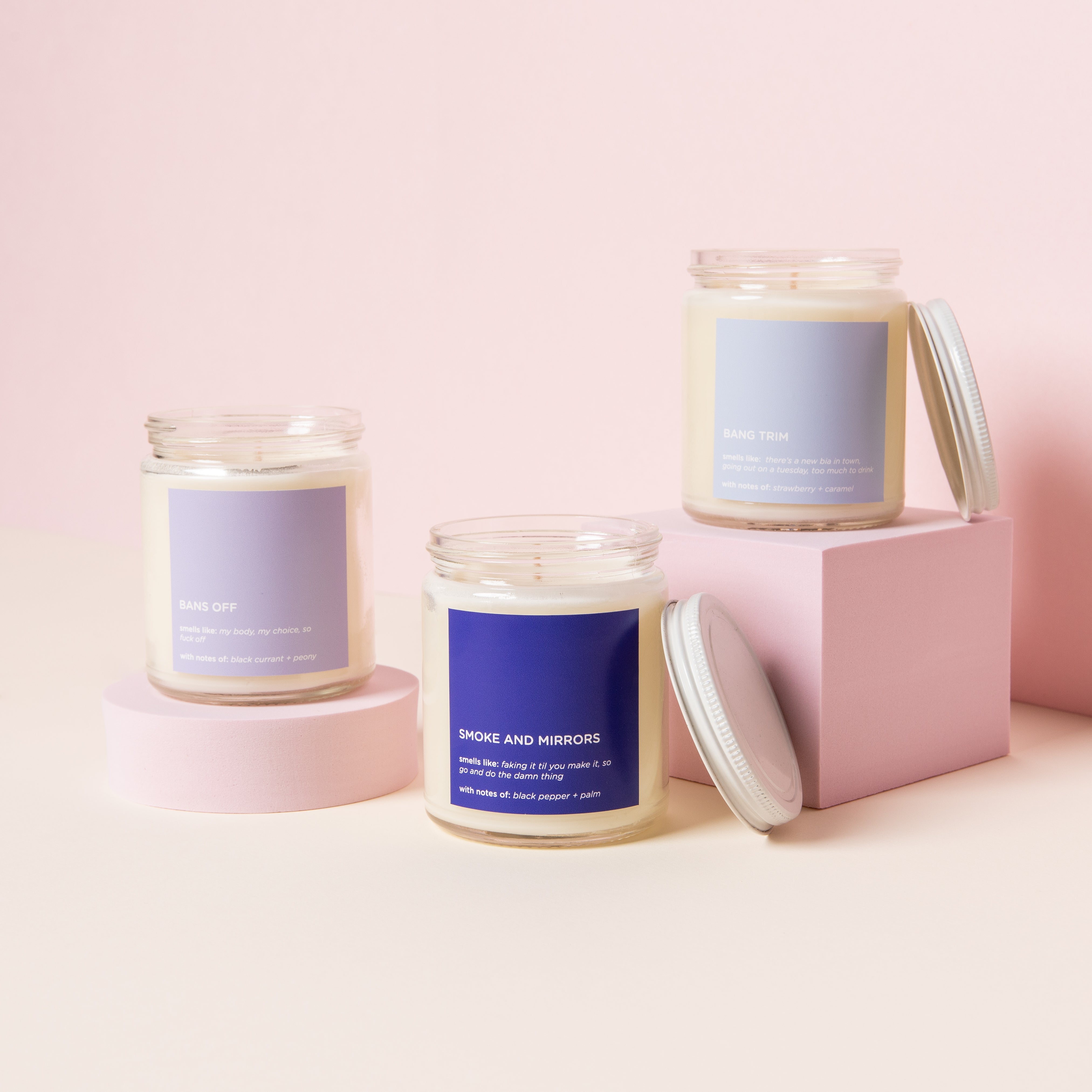 Candle Jar W/lid - Life