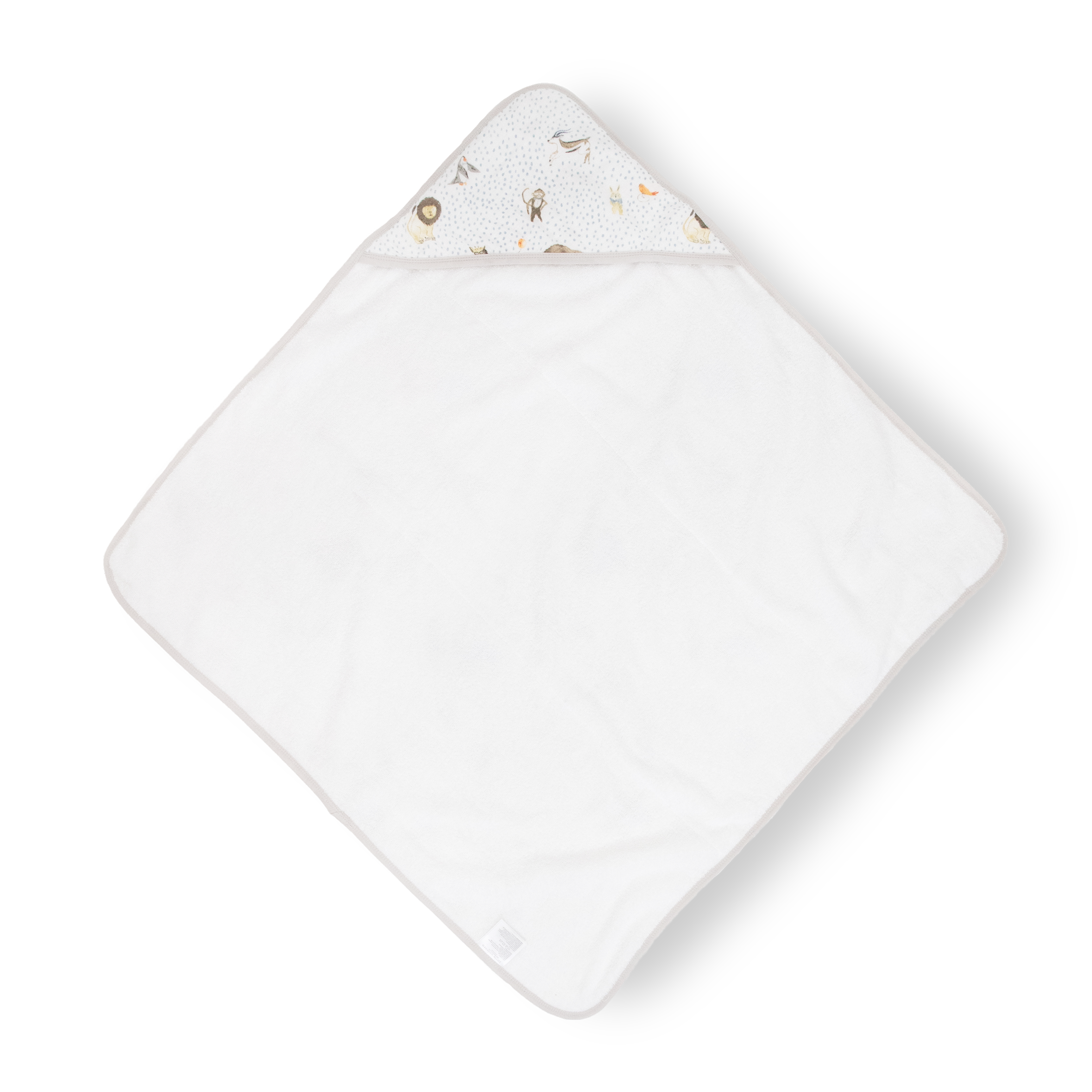 Infant Hooded Towel - Party Animals