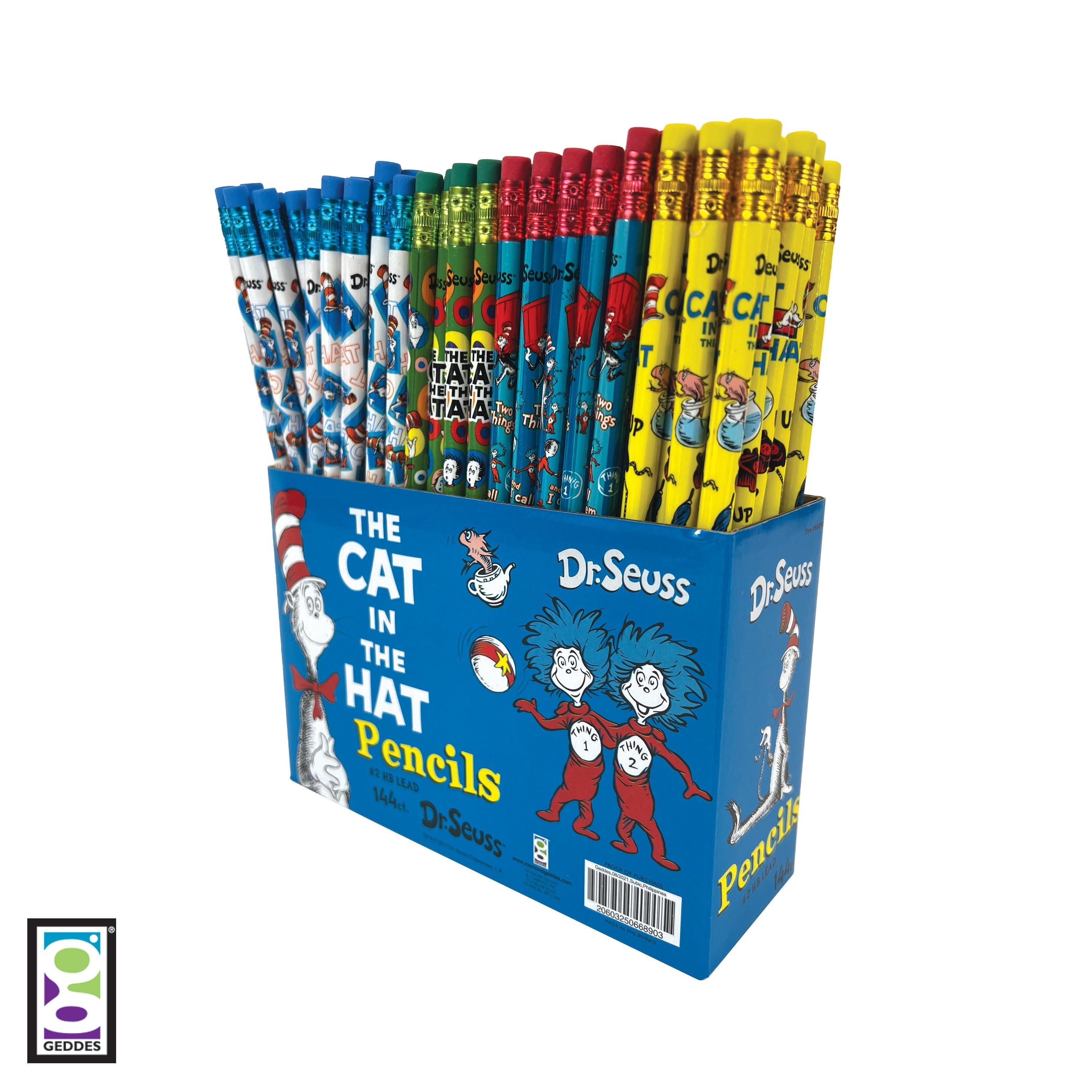 Dr. Seuss™ Cat In The Hat Pencils - 144 Per Display