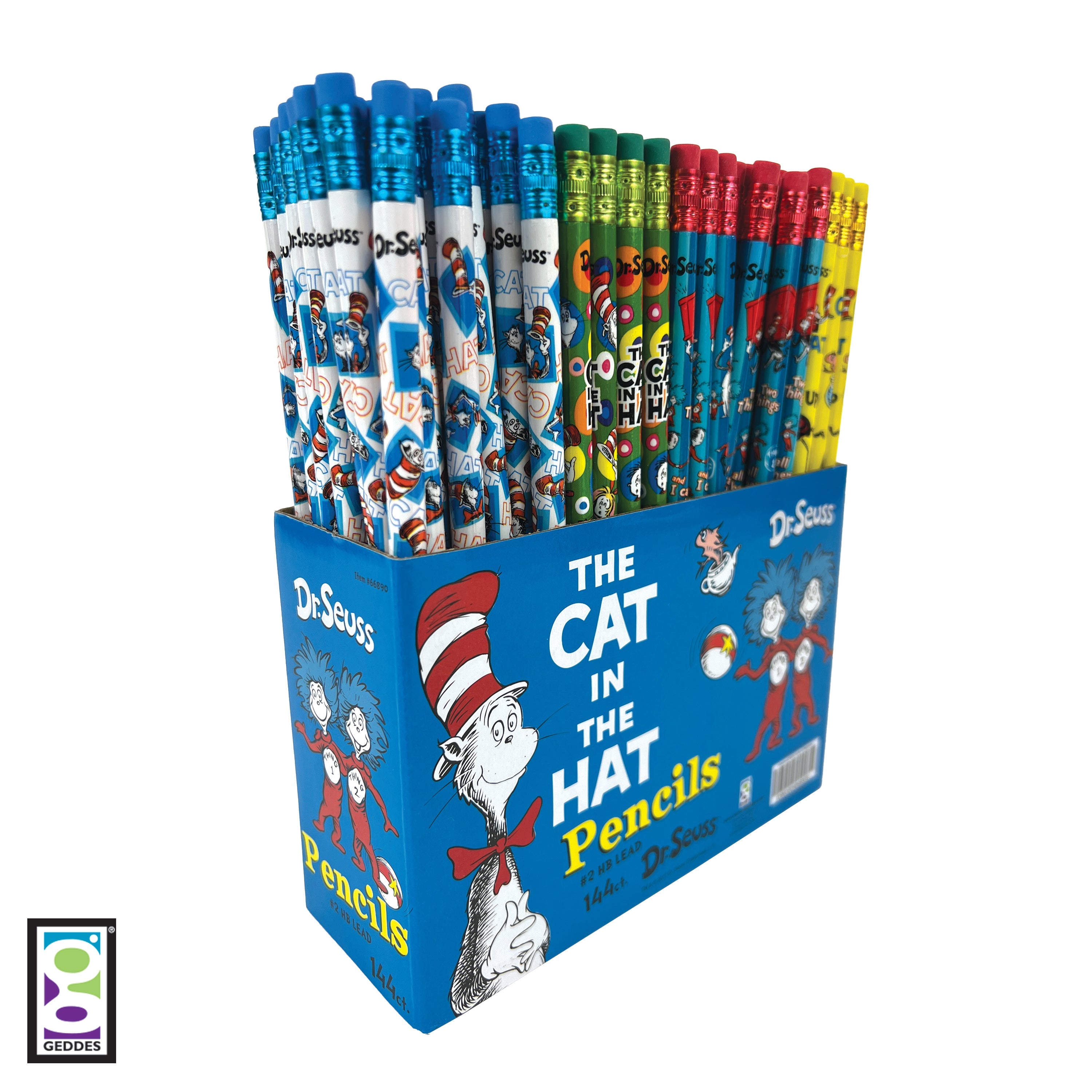Dr. Seuss™ Cat In The Hat Pencils - 144 Per Display