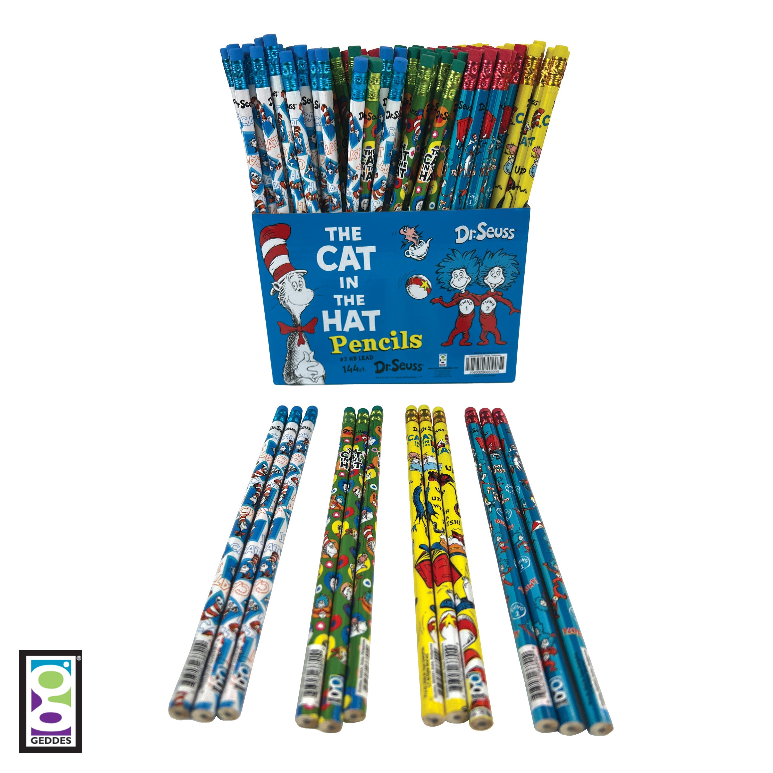 Dr. Seuss™ Cat In The Hat Pencils - 144 Per Display