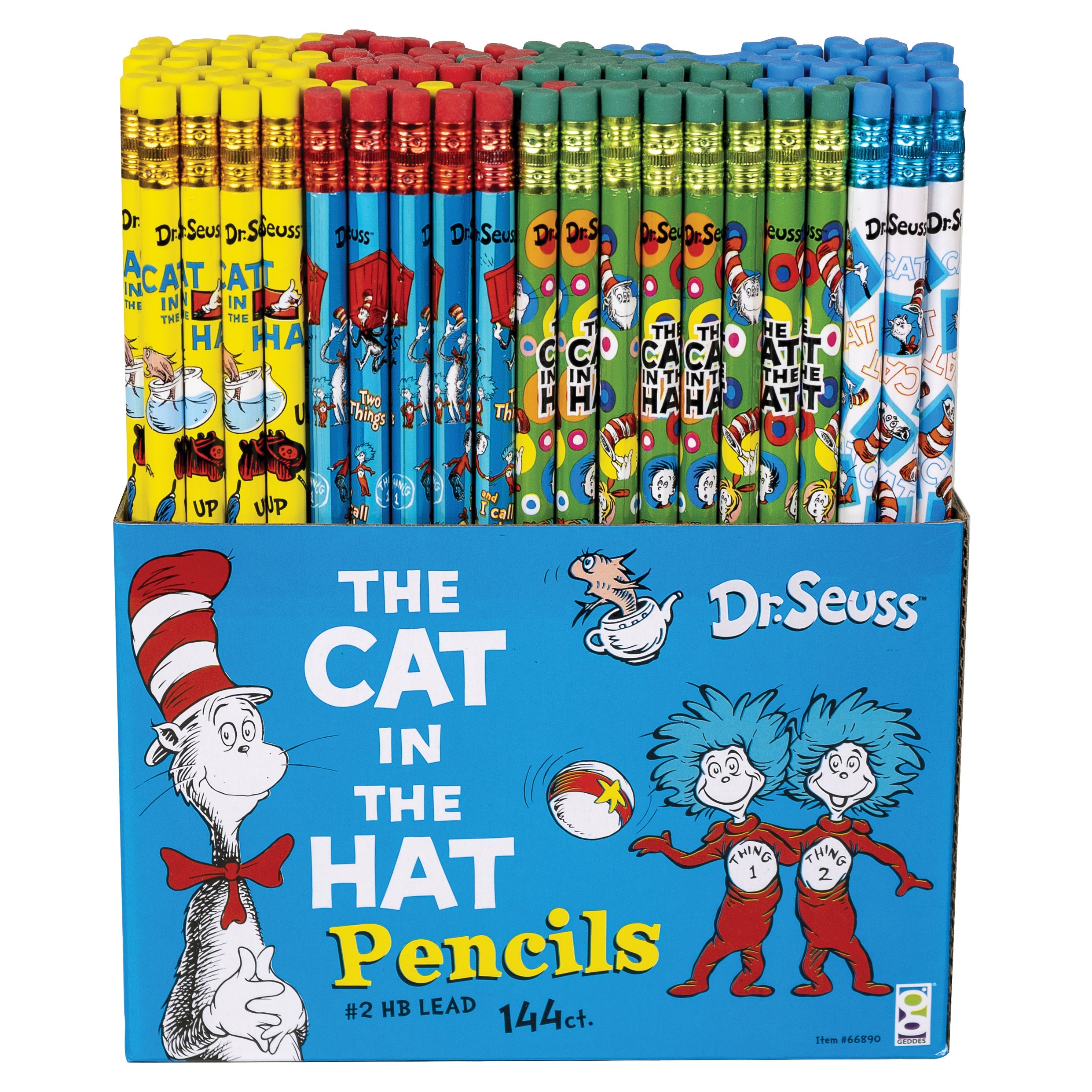 Dr. Seuss™ Cat In The Hat Pencils - 144 Per Display
