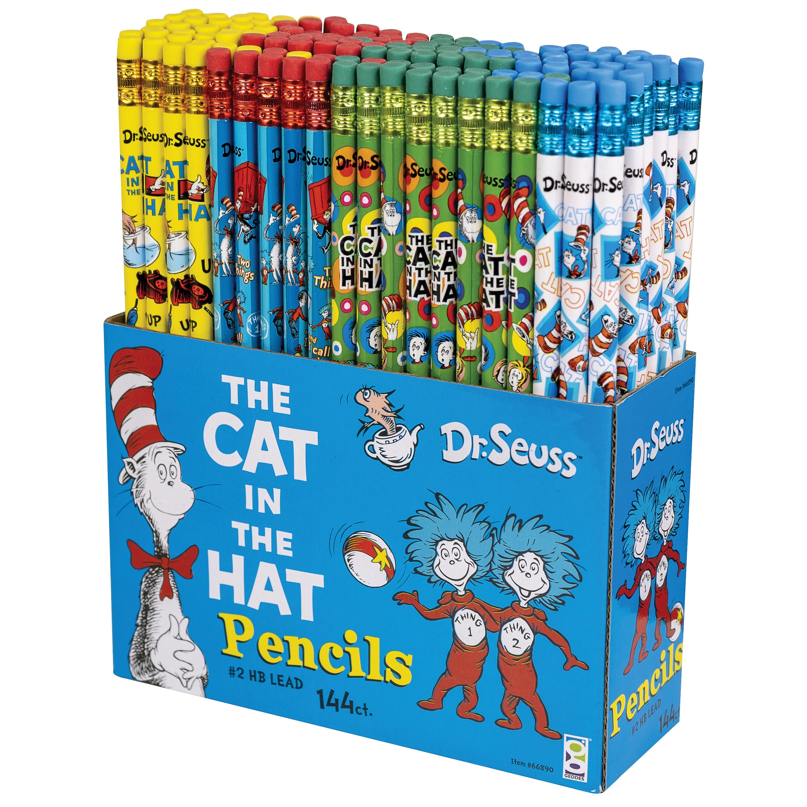 Dr. Seuss™ Cat In The Hat Pencils - 144 Per Display