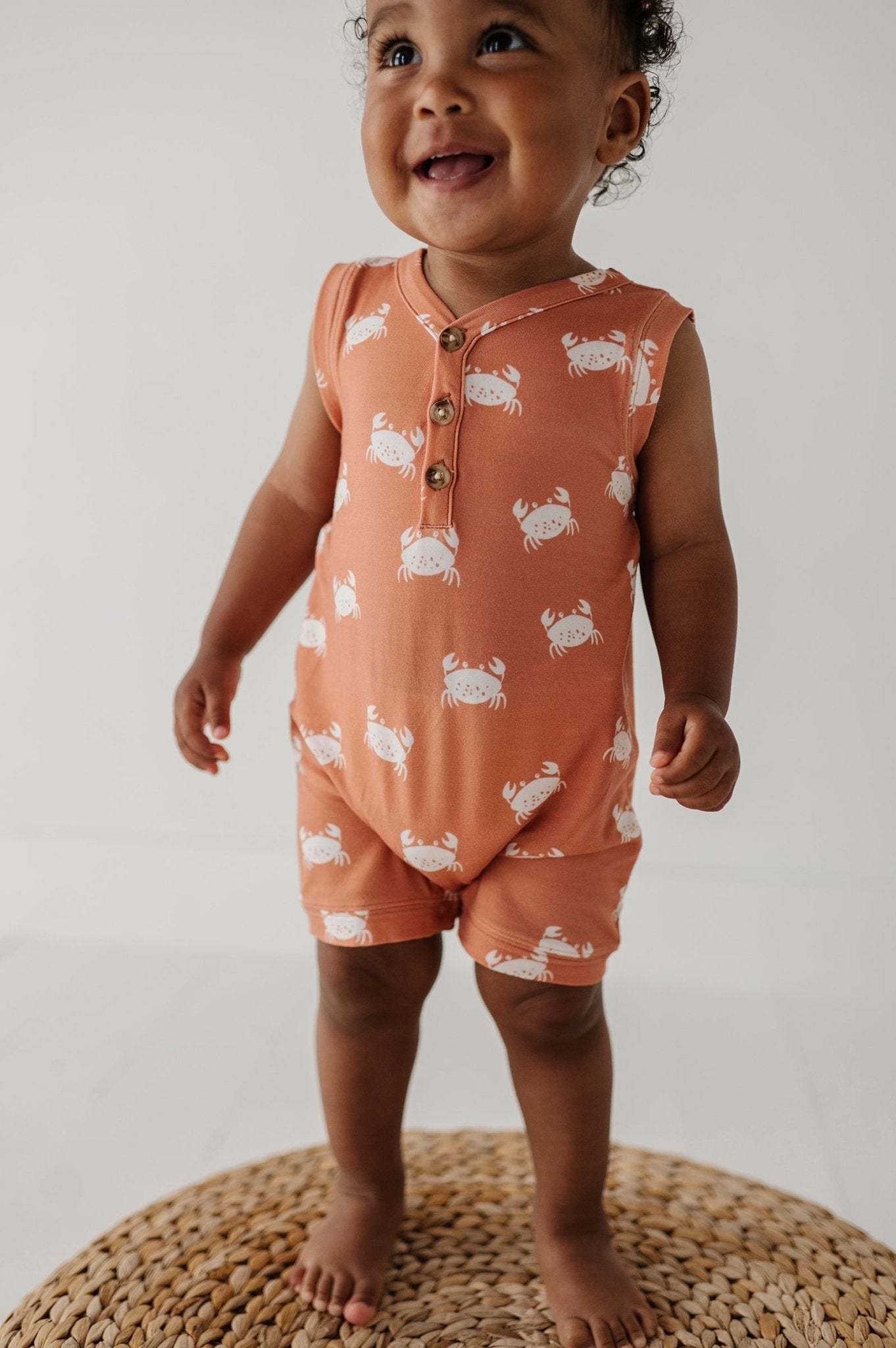 Boy's Sleeveless Romper