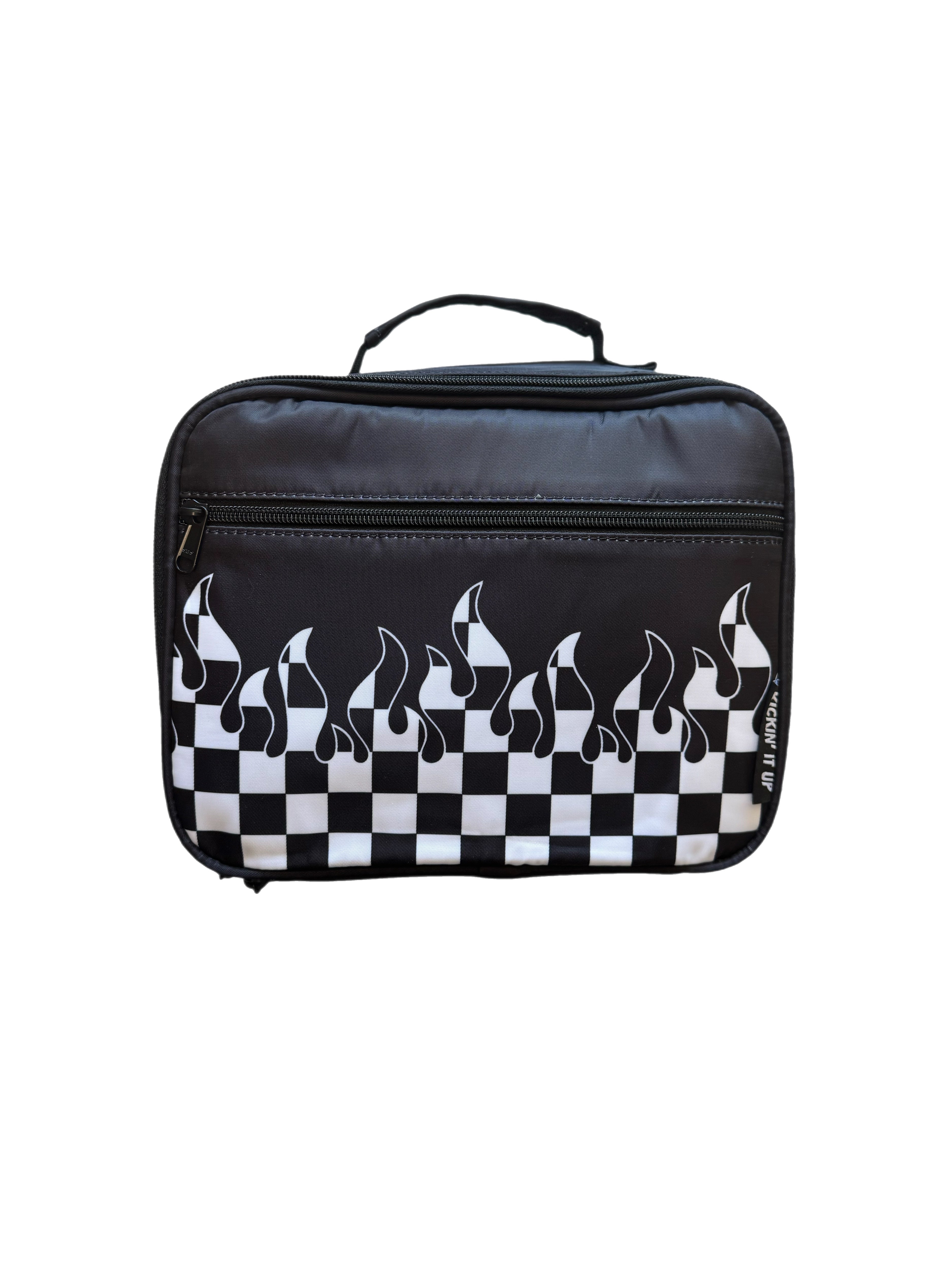 Checker Flames Lunch Box