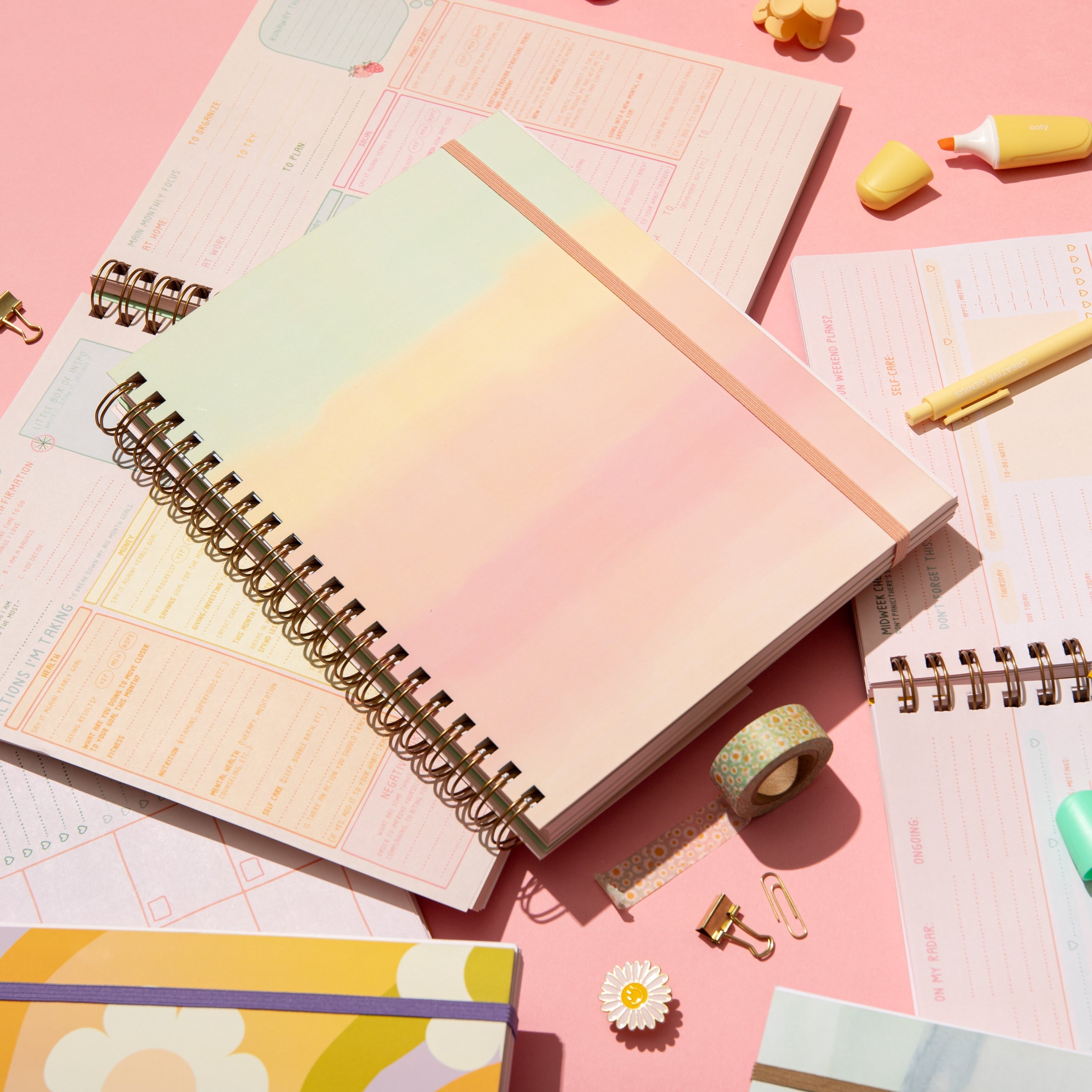 Undated Perpetual Goal Setting Planner