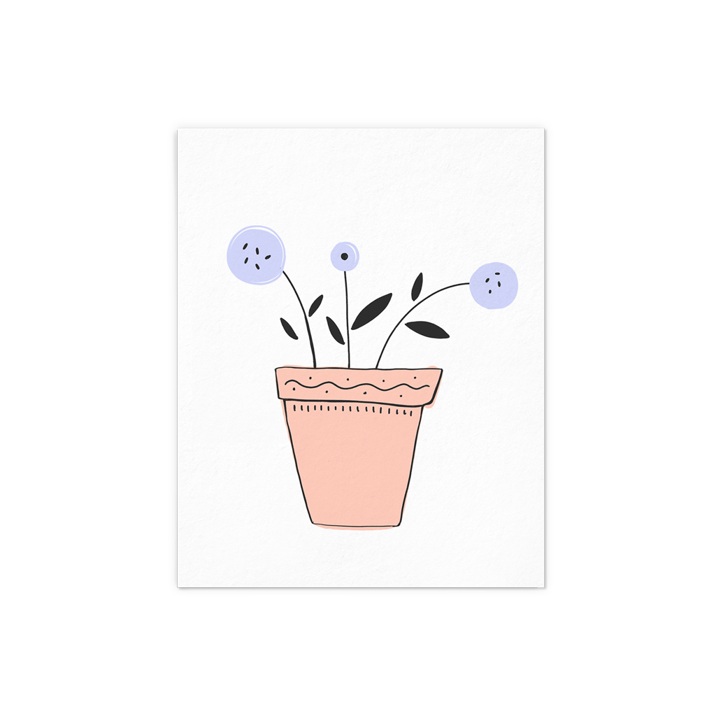 Lavender Flower Print