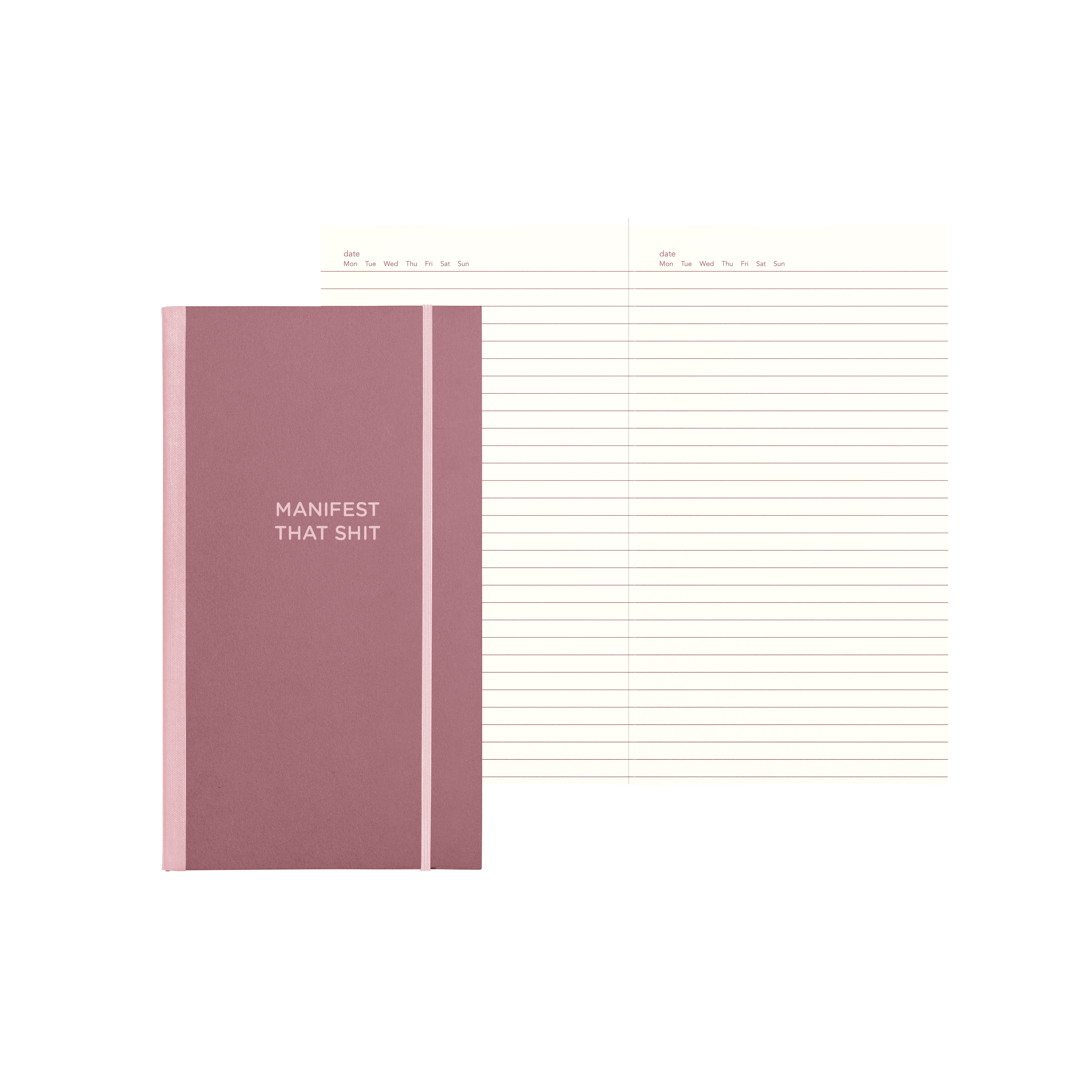 Manifest That Shit Skinny Notebook
