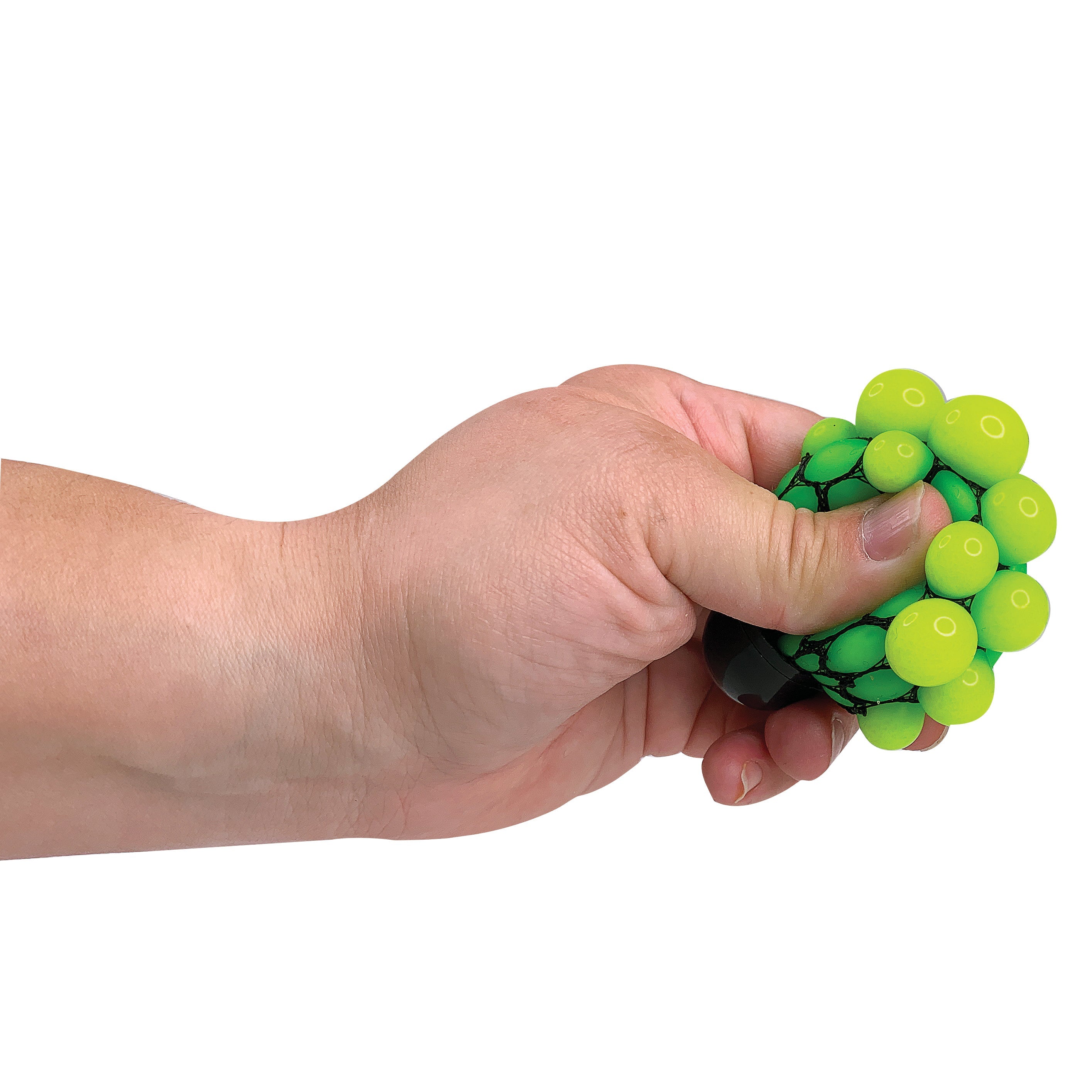 Rainbow Mesh Squeeze Balls - 24 Per Display