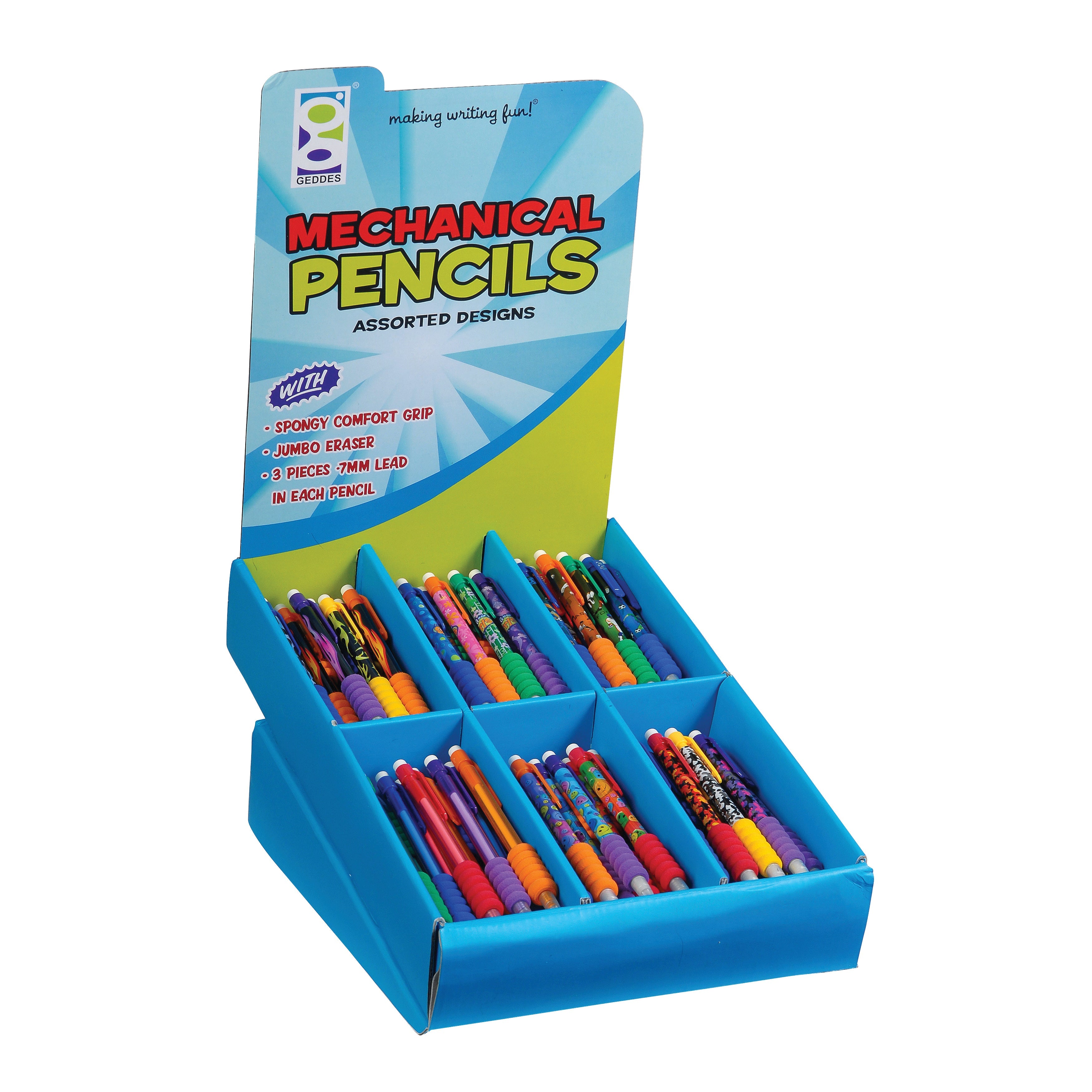 0.7 Mm Mechanical Pencil Super Assortment - 120 Per Display