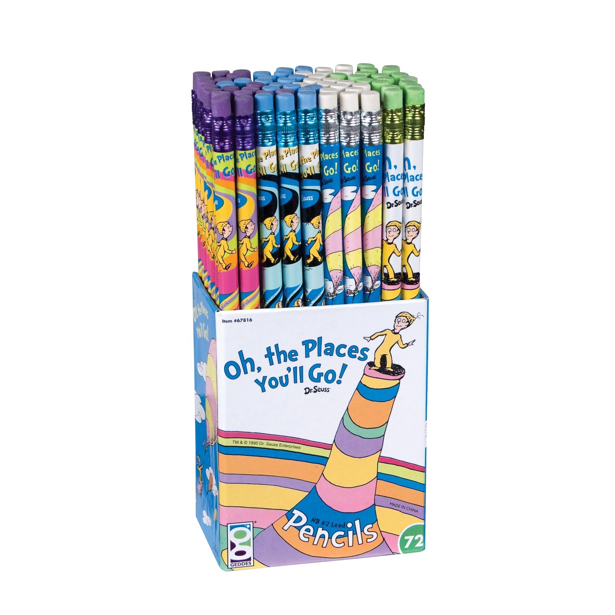 Dr. Seuss™ Oh The Places You’ll Go! Pencils - 72 Per Display