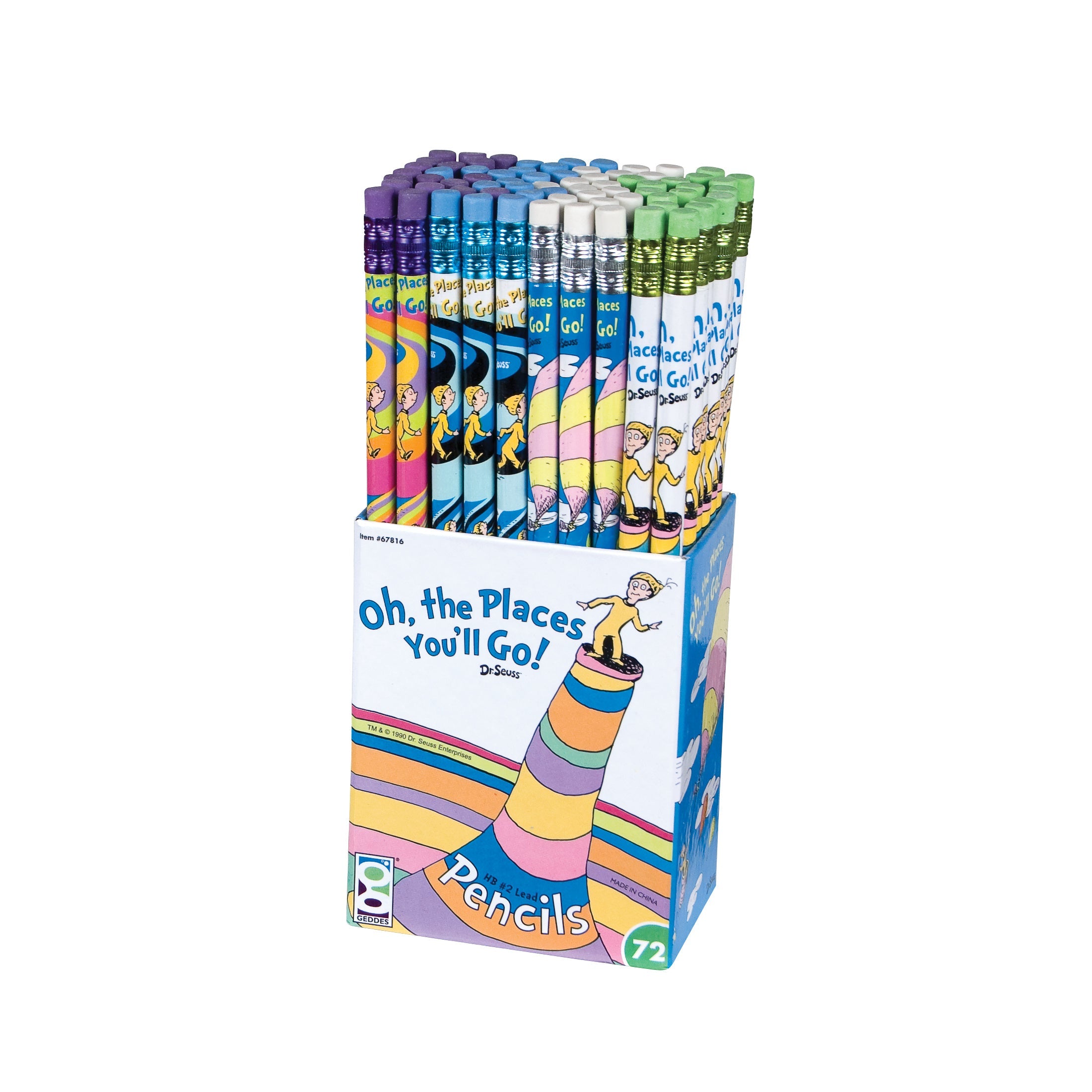 Dr. Seuss™ Oh The Places You’ll Go! Pencils - 72 Per Display