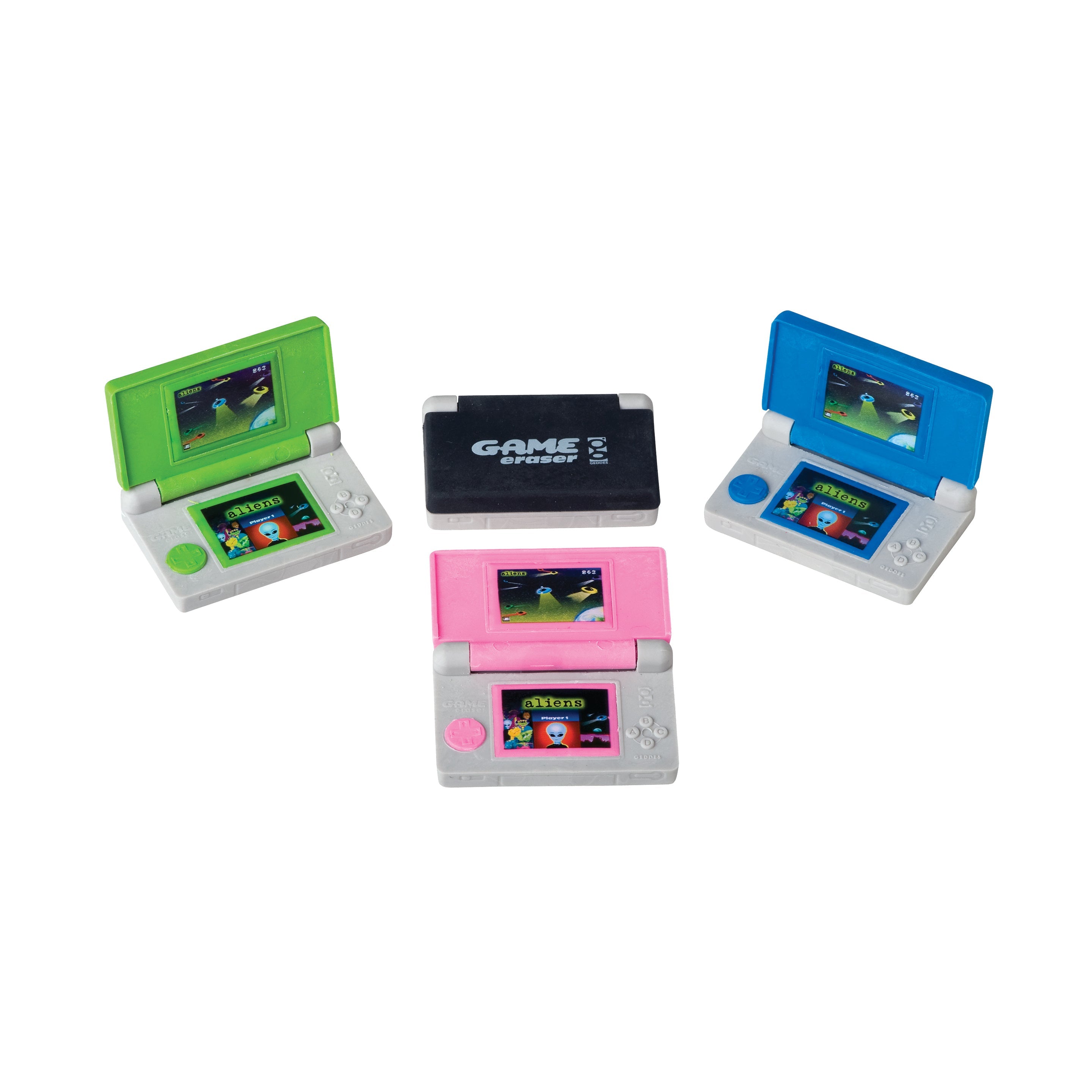 Video Game Erasers - 24 Per Display