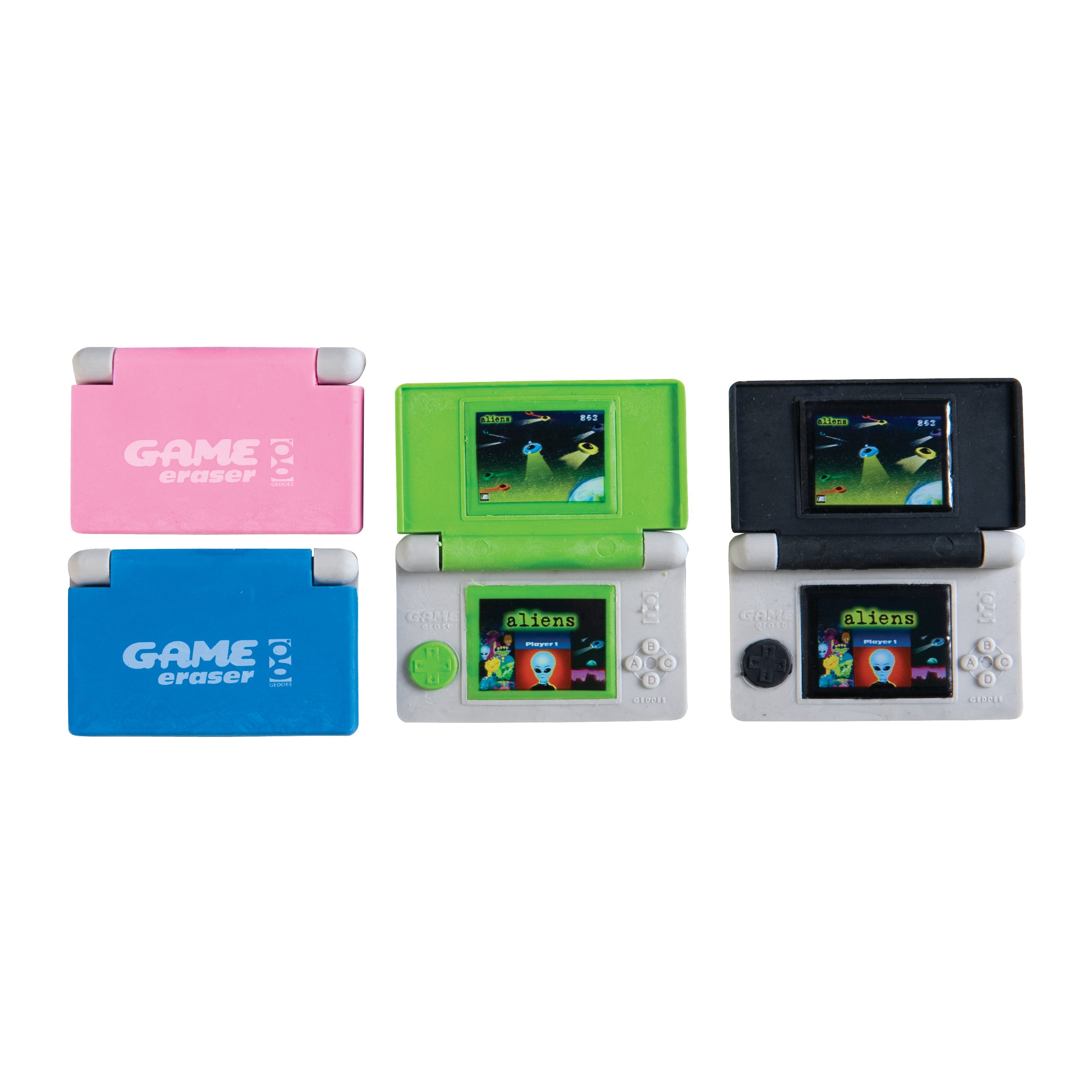 Video Game Erasers - 24 Per Display