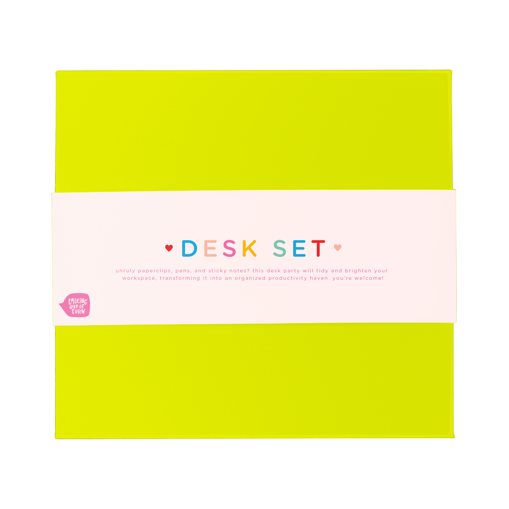 Citron Desk Set