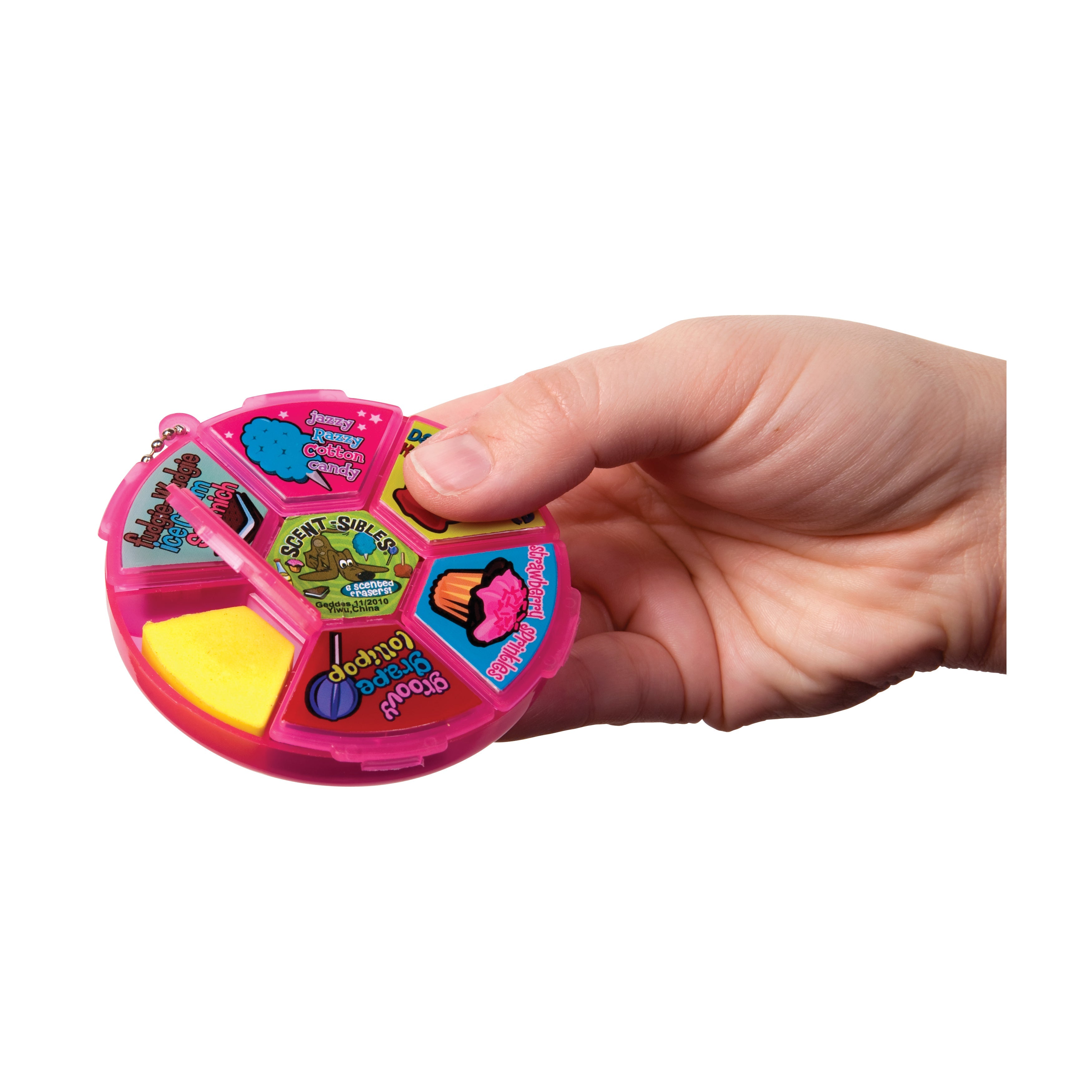 6-ct Scentsibles Carnival Eraser Wheels - 24 Per Bag