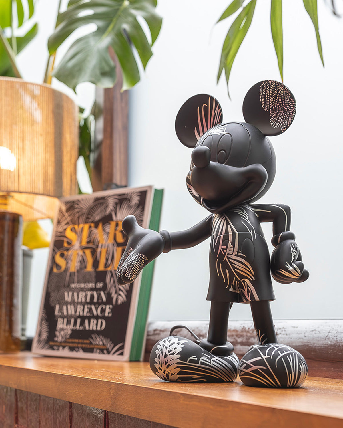 Mickey Mouse Star Style Black & Grey 12in