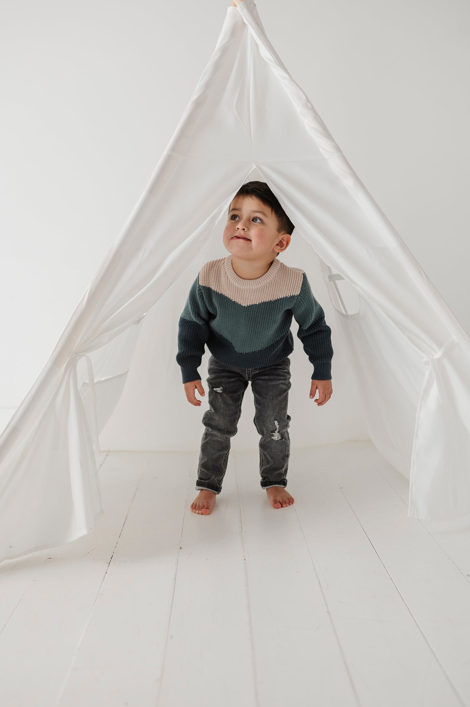 Colorblock Knit Sweater