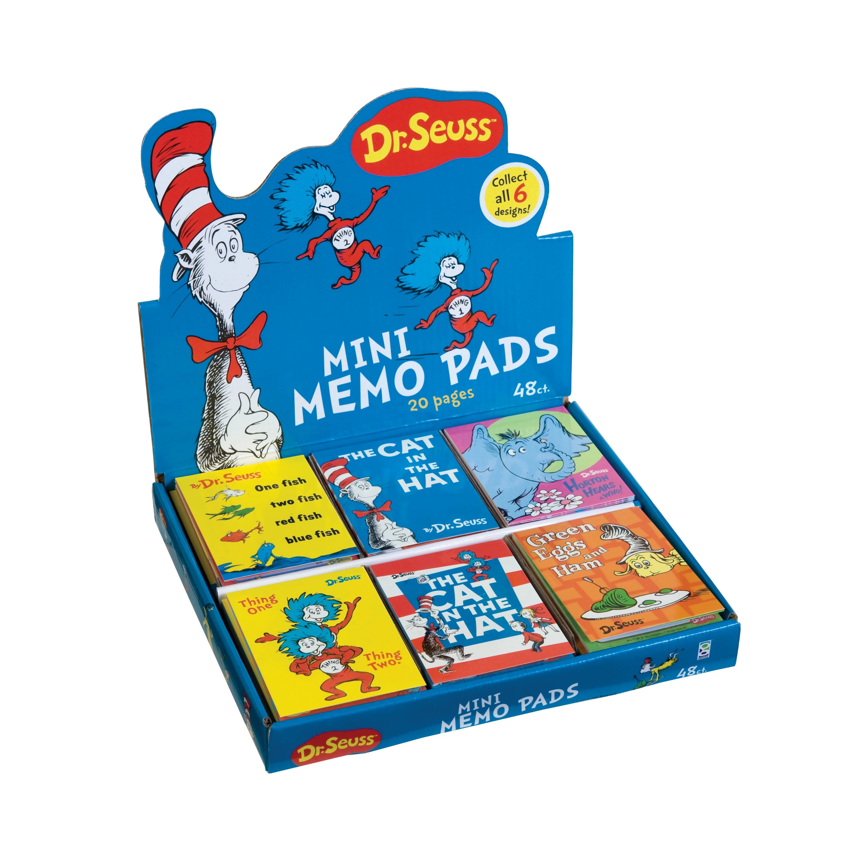 Dr. Seuss™ Mini Memo Pads - 48 Per Box