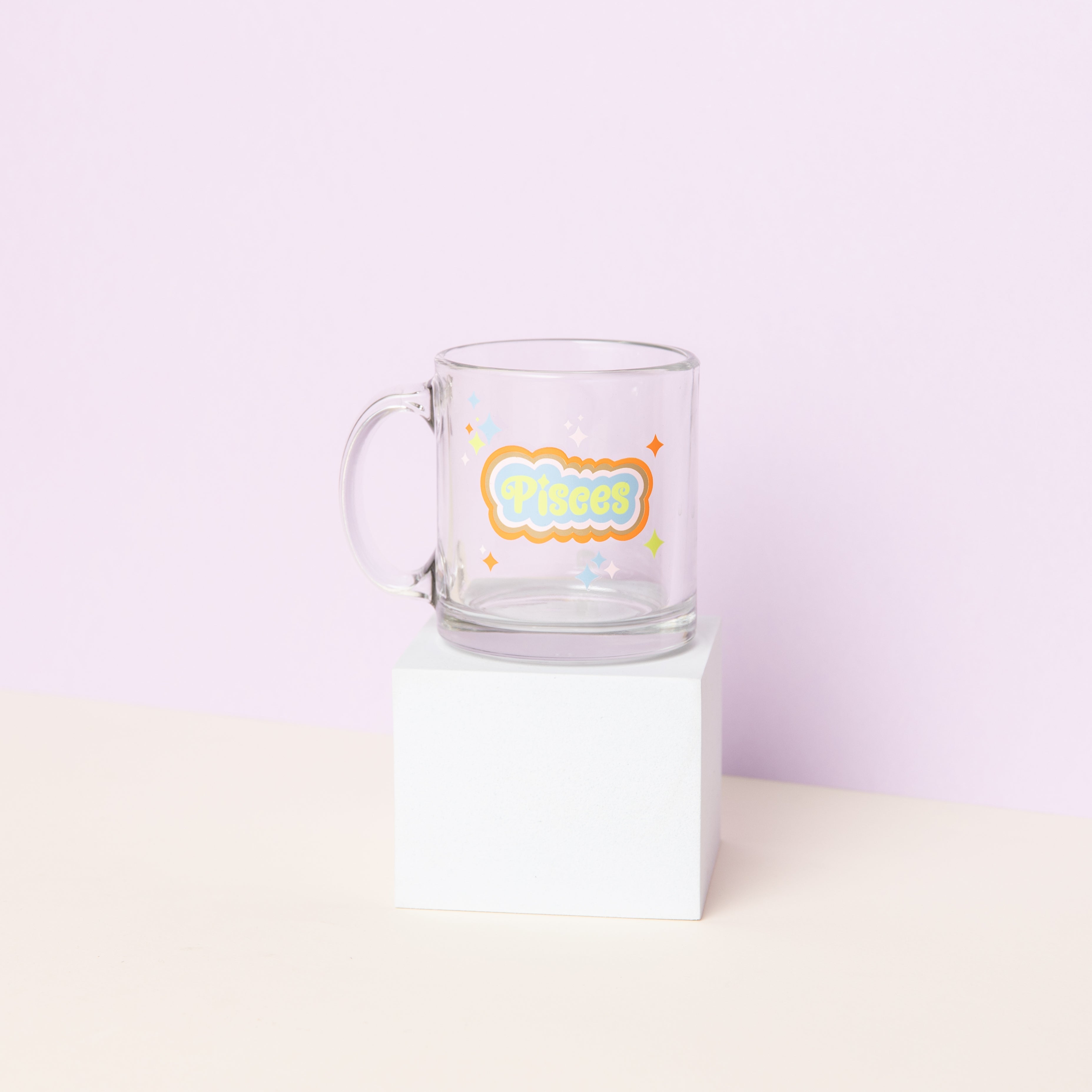 Astrology Clear Glass Mug
