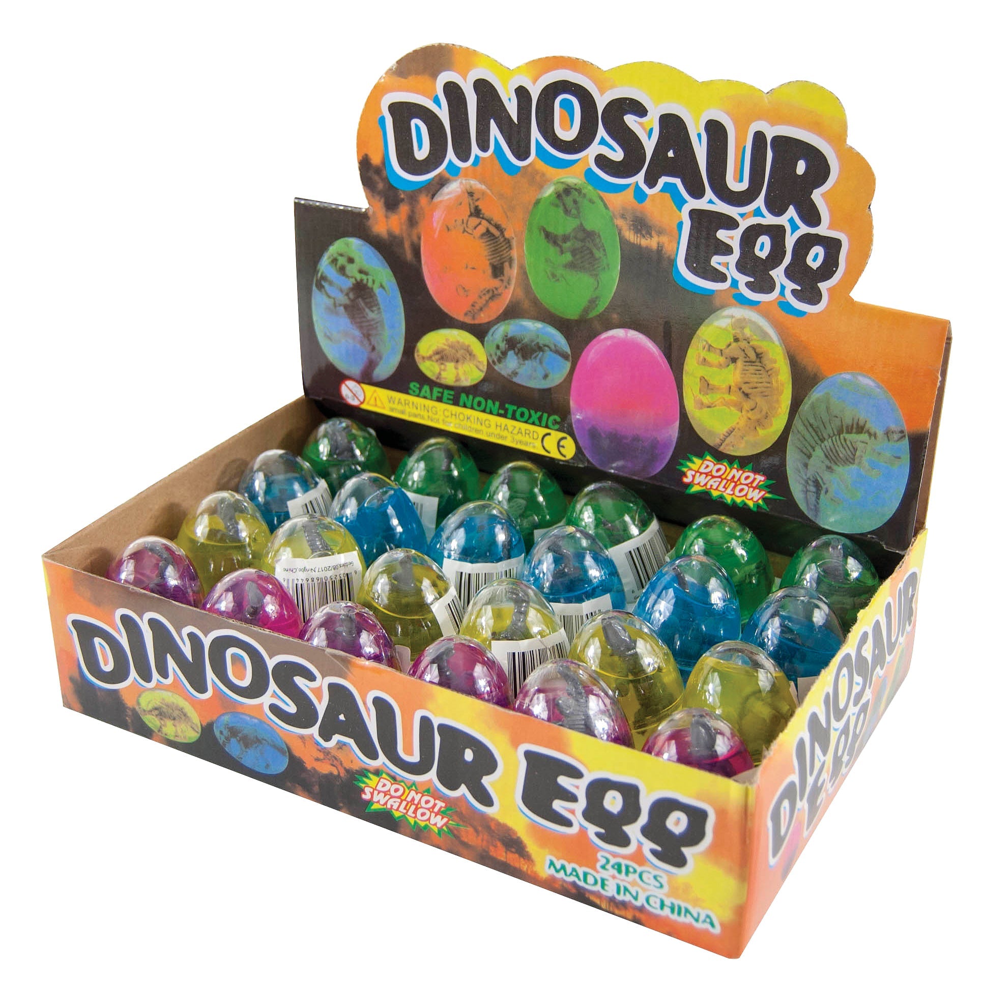 Dinosaur Egg Putty - 24 Per Display